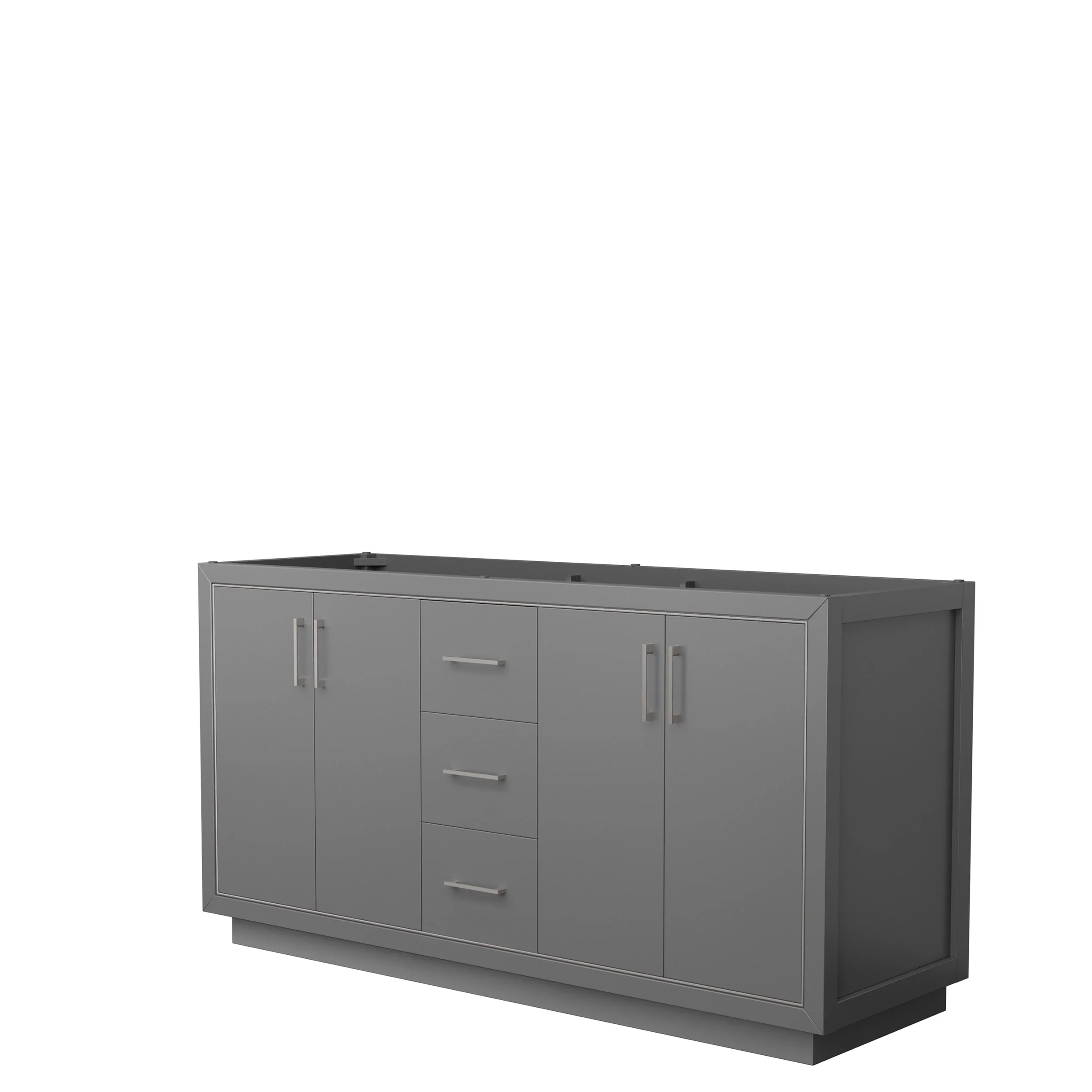 Icon Double Bathroom Vanity Cabinet, No Mirror