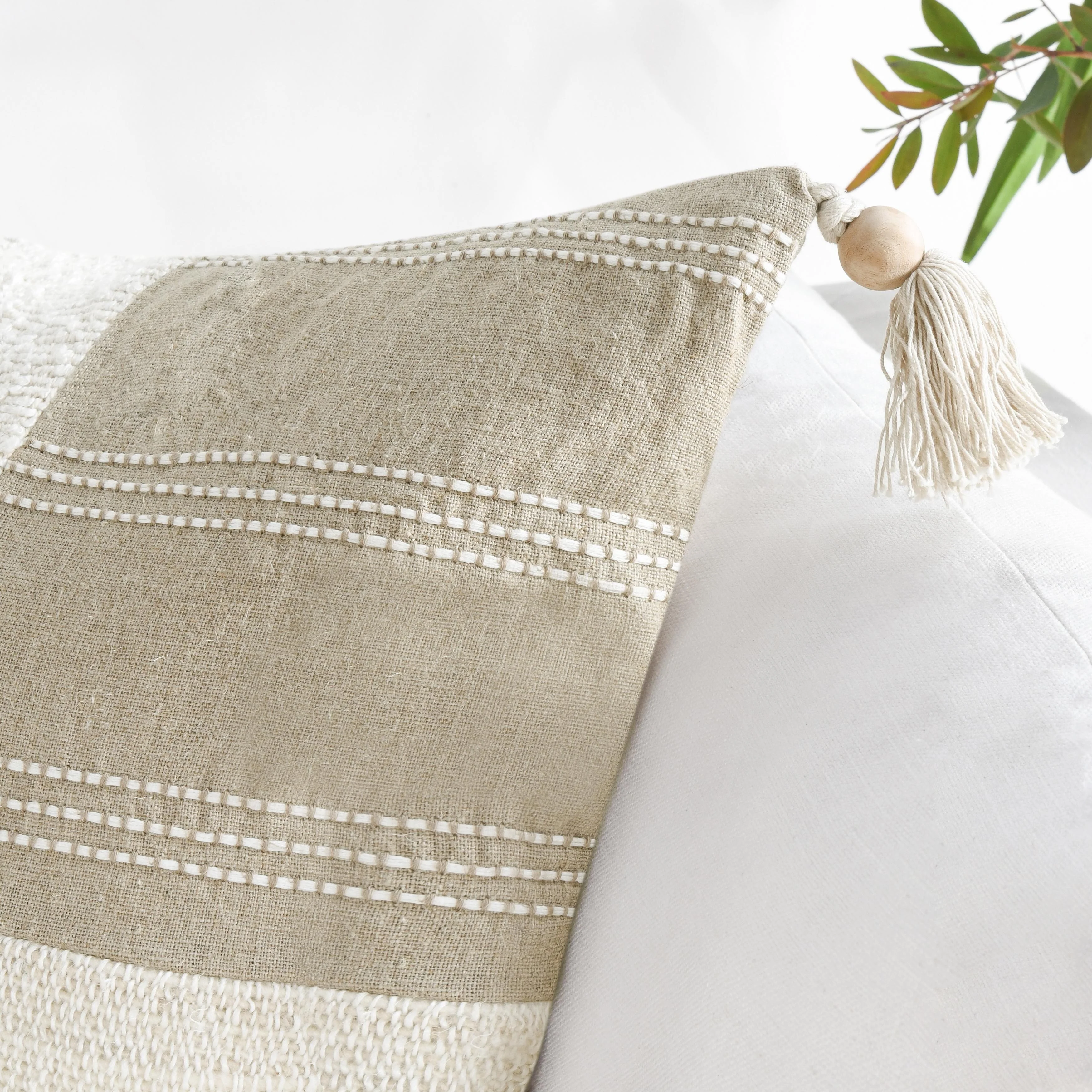 Villa by Classic Home Yasa Cotton Blend Throw Pillow