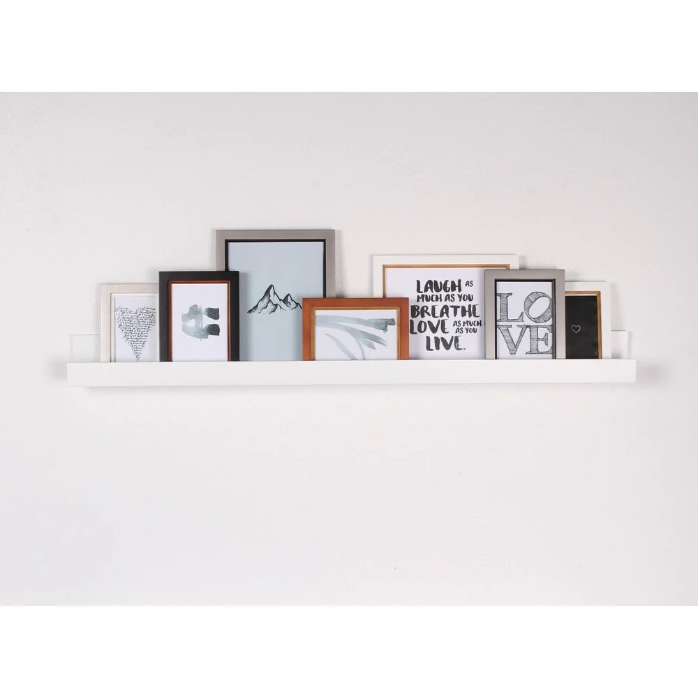 Porch & Den Bear Wood Holder Ledge Floating Wall Shelf