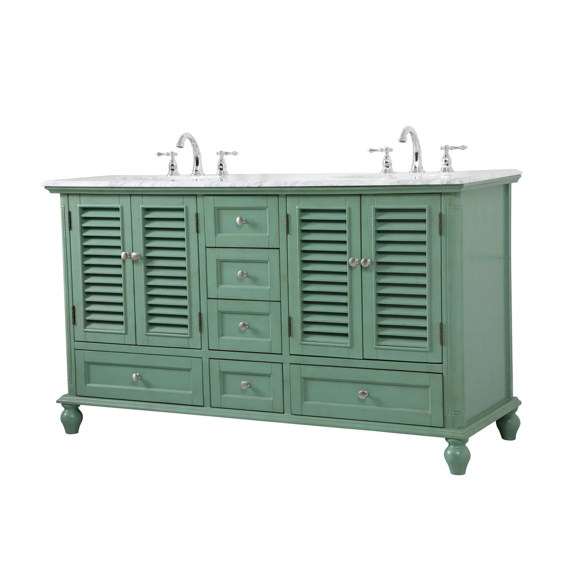 Core 60 Inch Double Bathroom Vanity