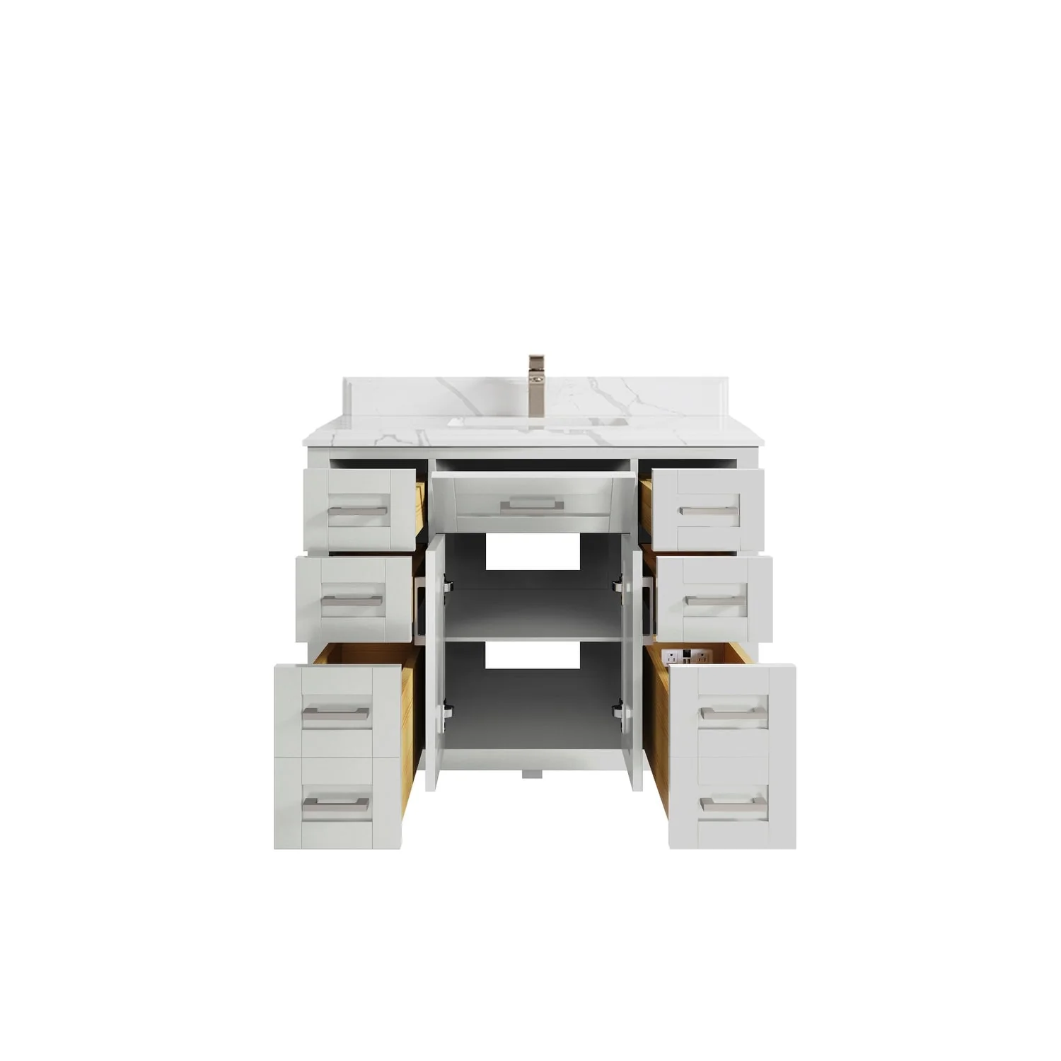 Willow Collections 42 in. W x 22 in. D Cambridge Single Sink Bathroom Vanity with Countertop