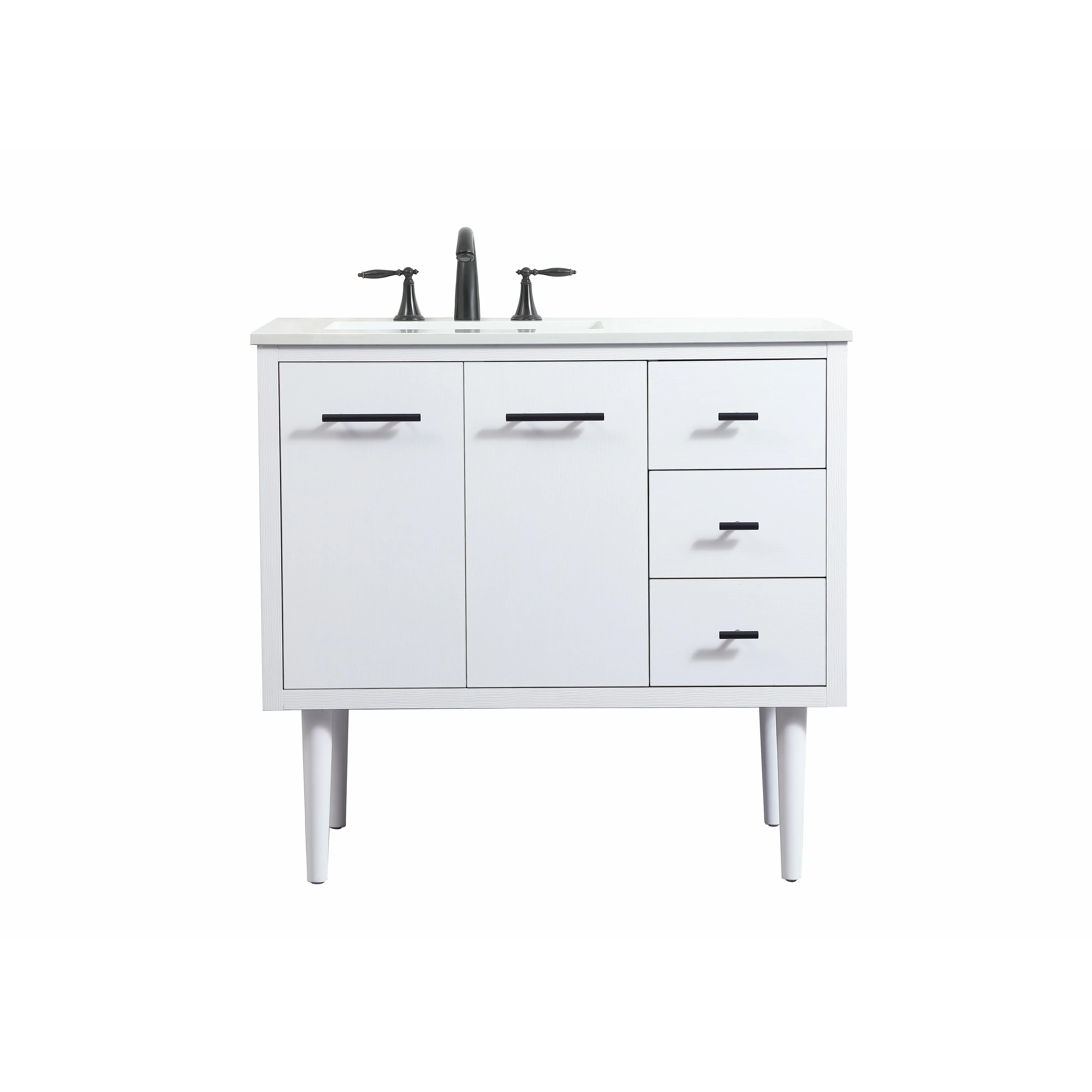 Fern 36 - 48 Inch Single Bathroom Vanity