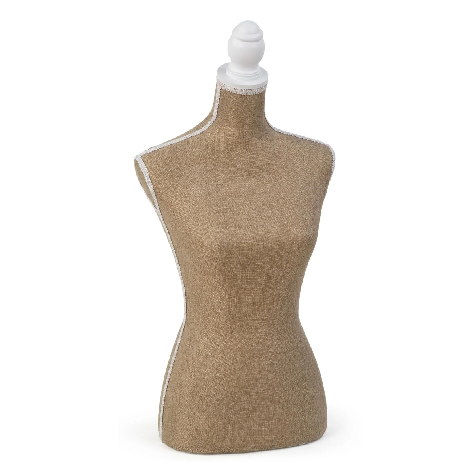 Jute Burlap Tabletop Female Mannequin