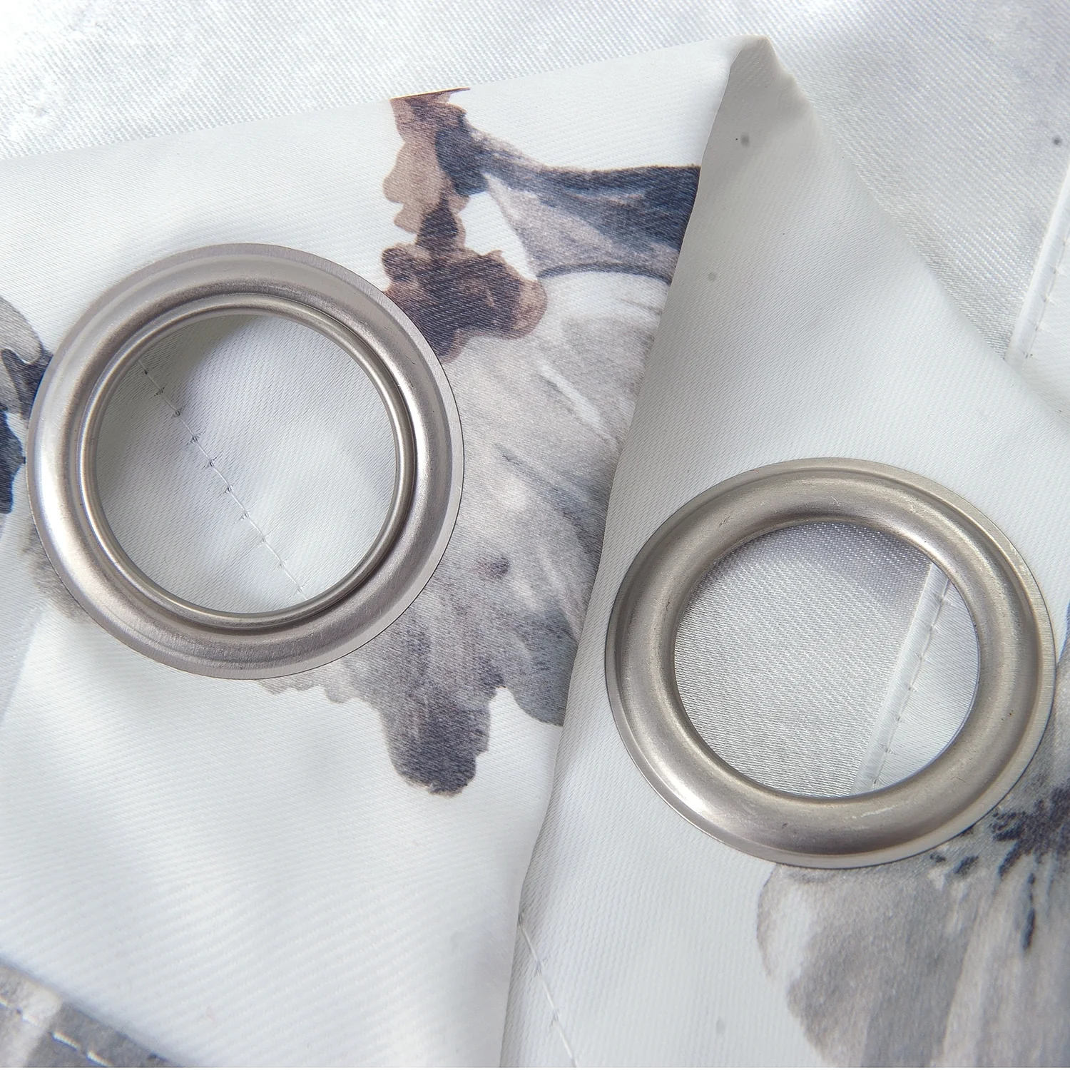 Lily Flowers Blackout Window Curtain 90 inch