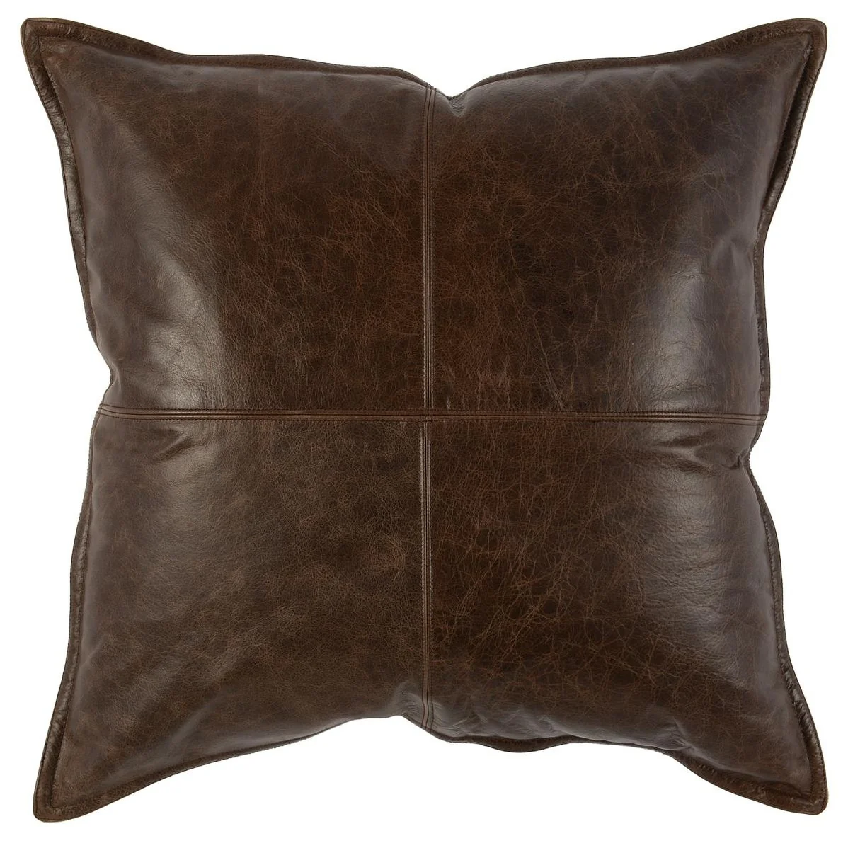 Strick & Bolton Lindi Leather 22-inch Throw Pillow