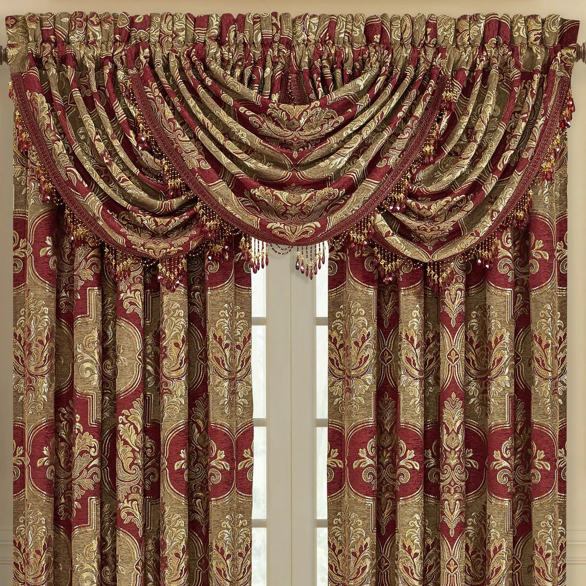 J. Queen New York Maribella Window Waterfall Valance