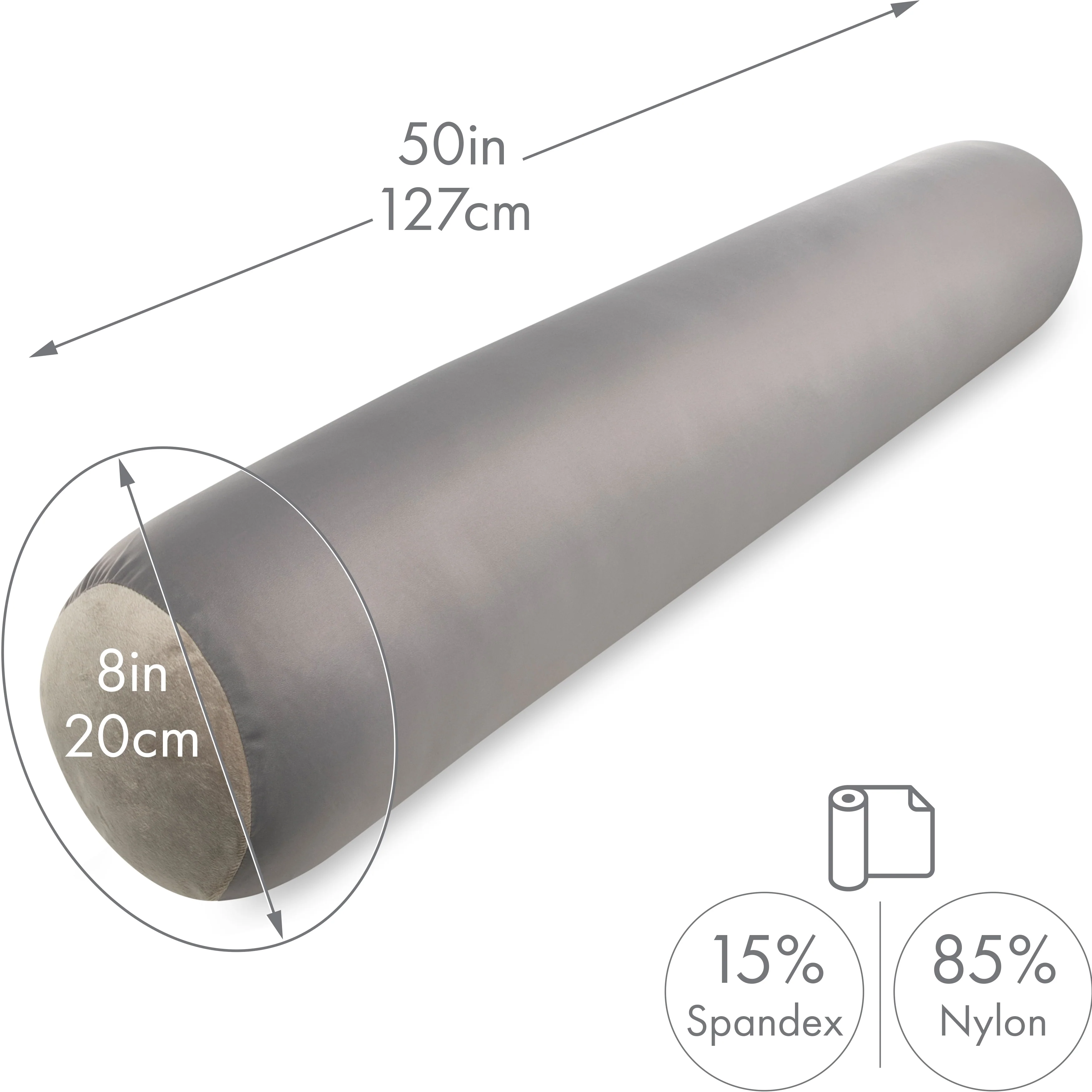 Straight Body Pillow, Premium Microbead,Side Sleeping / Pregnant Women