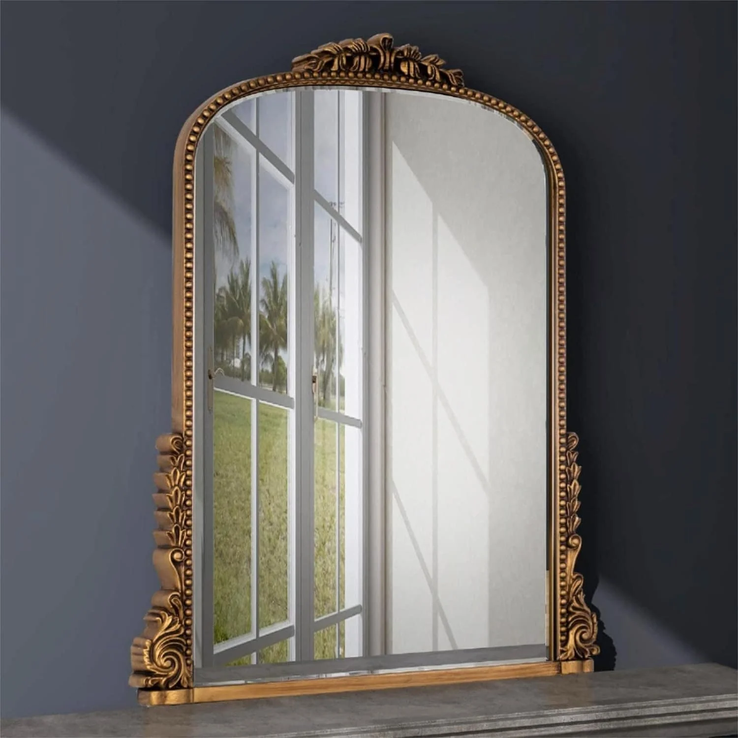 Traditional Baroque Arch Wall Mirror