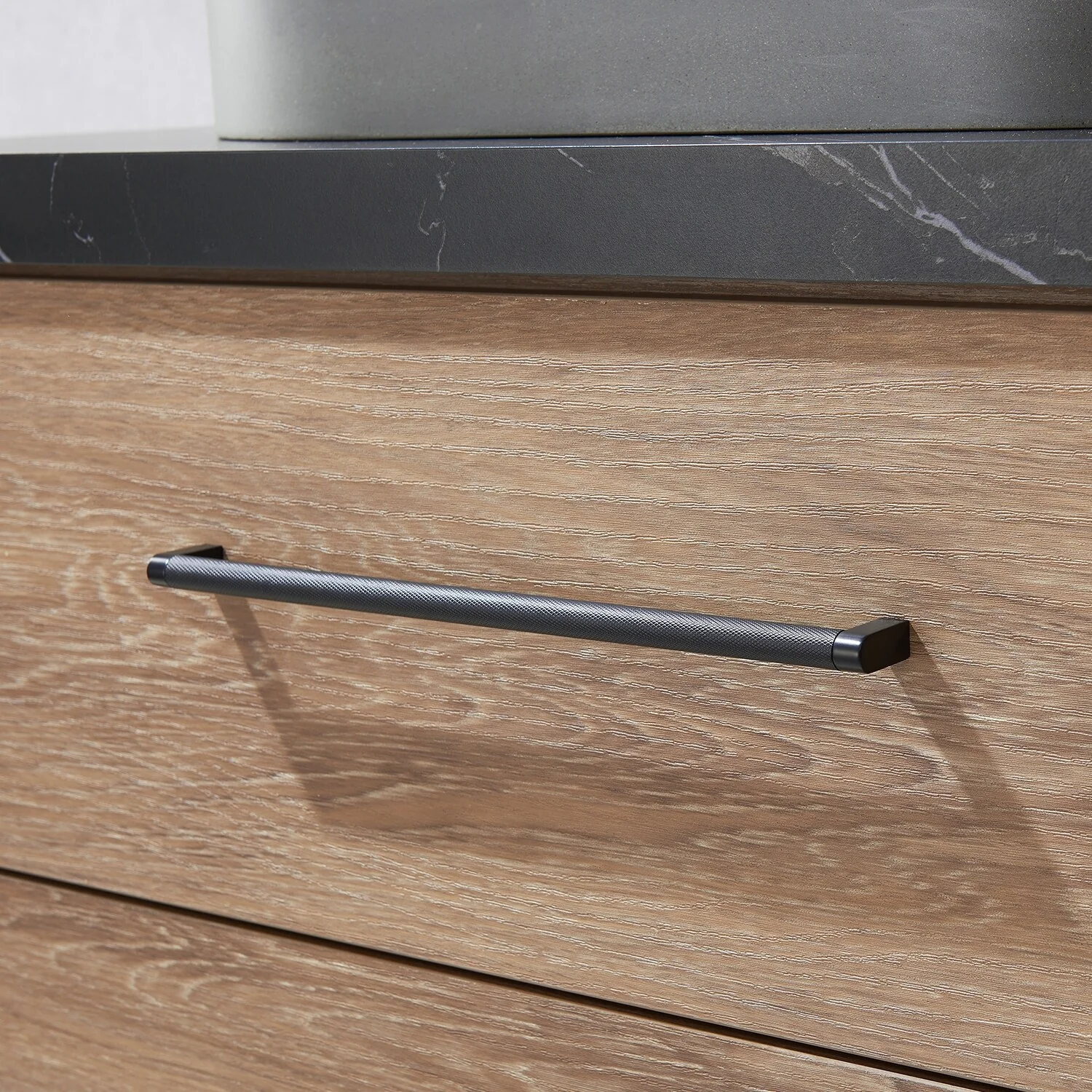 Trento Bath Vanity with Sintered Stone Top with Concrete Sink (R)