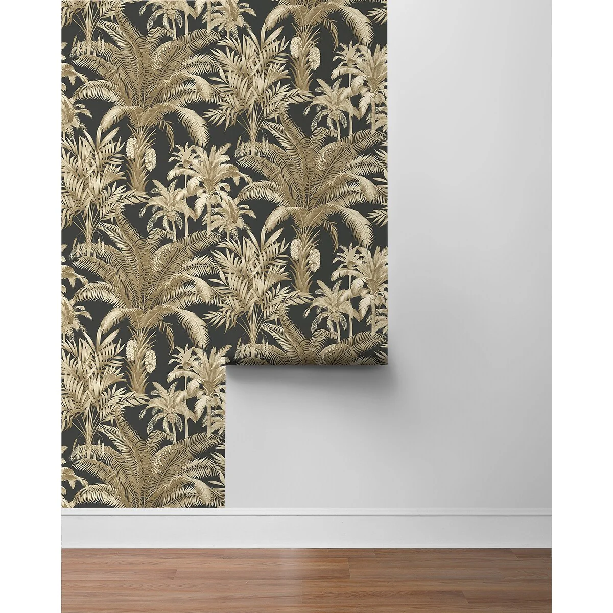 Seabrook Designs Tropical Palm Beach Prepasted Wallpaper - 20.5 in. W x 33 ft. L