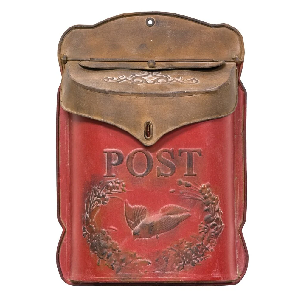 Red & Rust Post Box