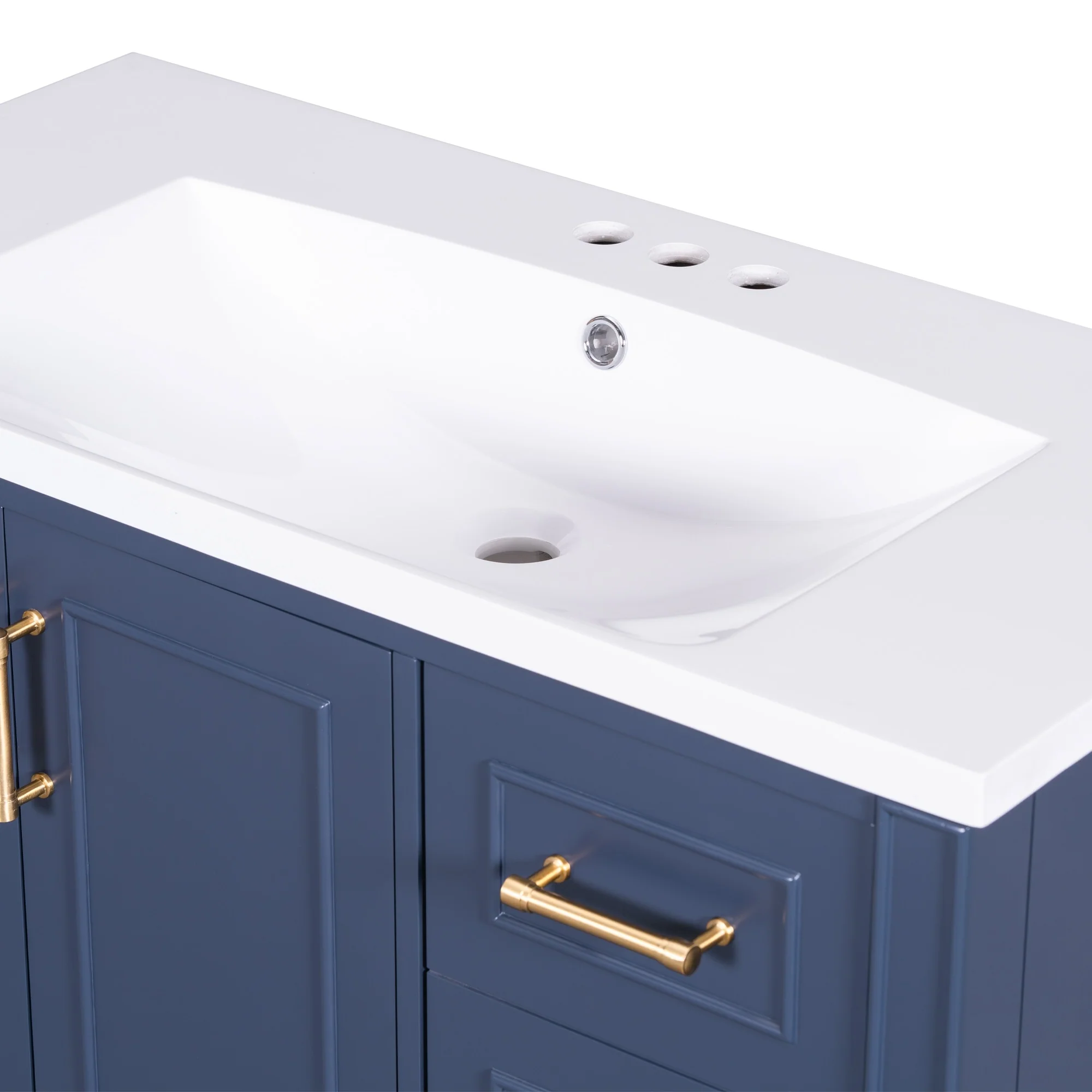 36-inch Traditional Bathroom Vanity with Four Drawers