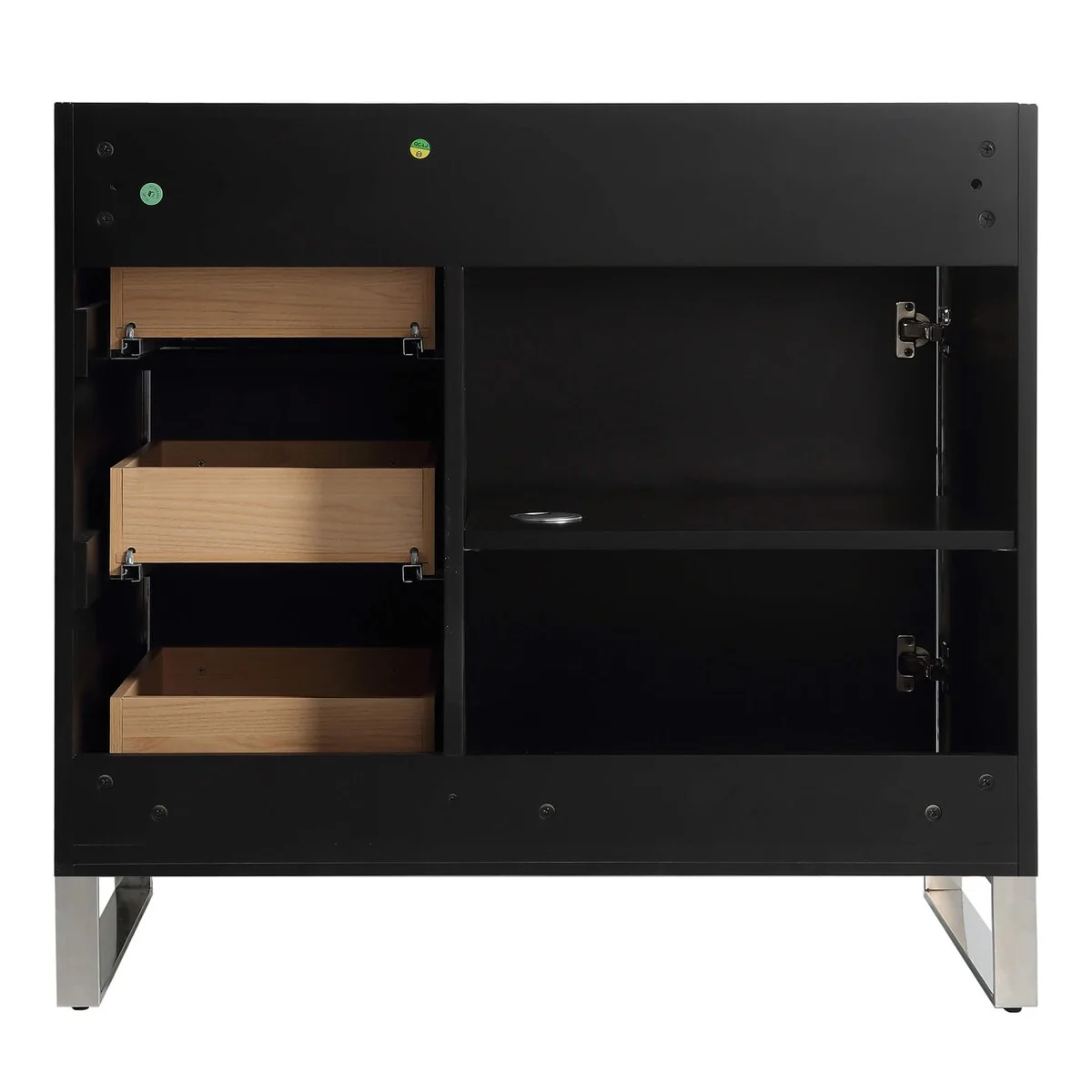 Fine Fixtures Opulence Collection Bathroom Vanity with White Ceramic Sink