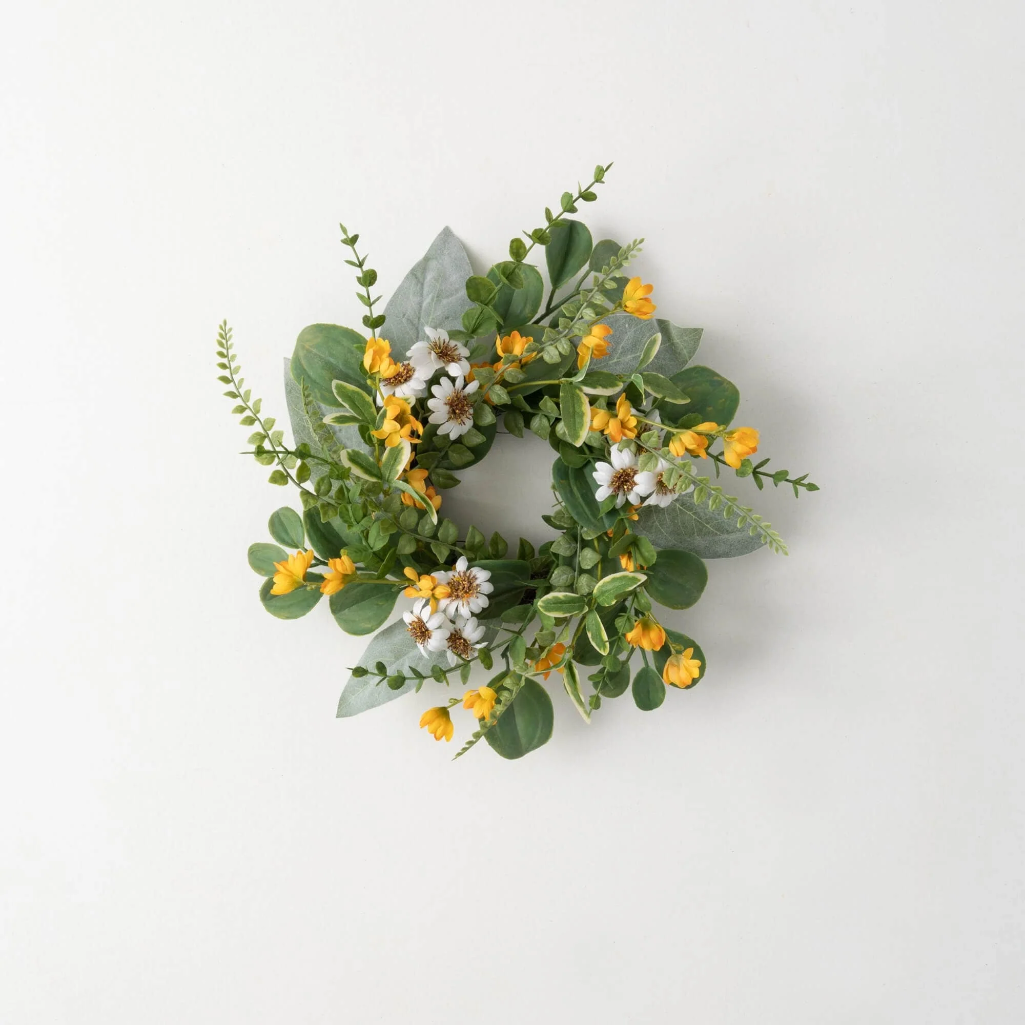 Sullivans Artificial Daisy Marigold Blooms Wreath