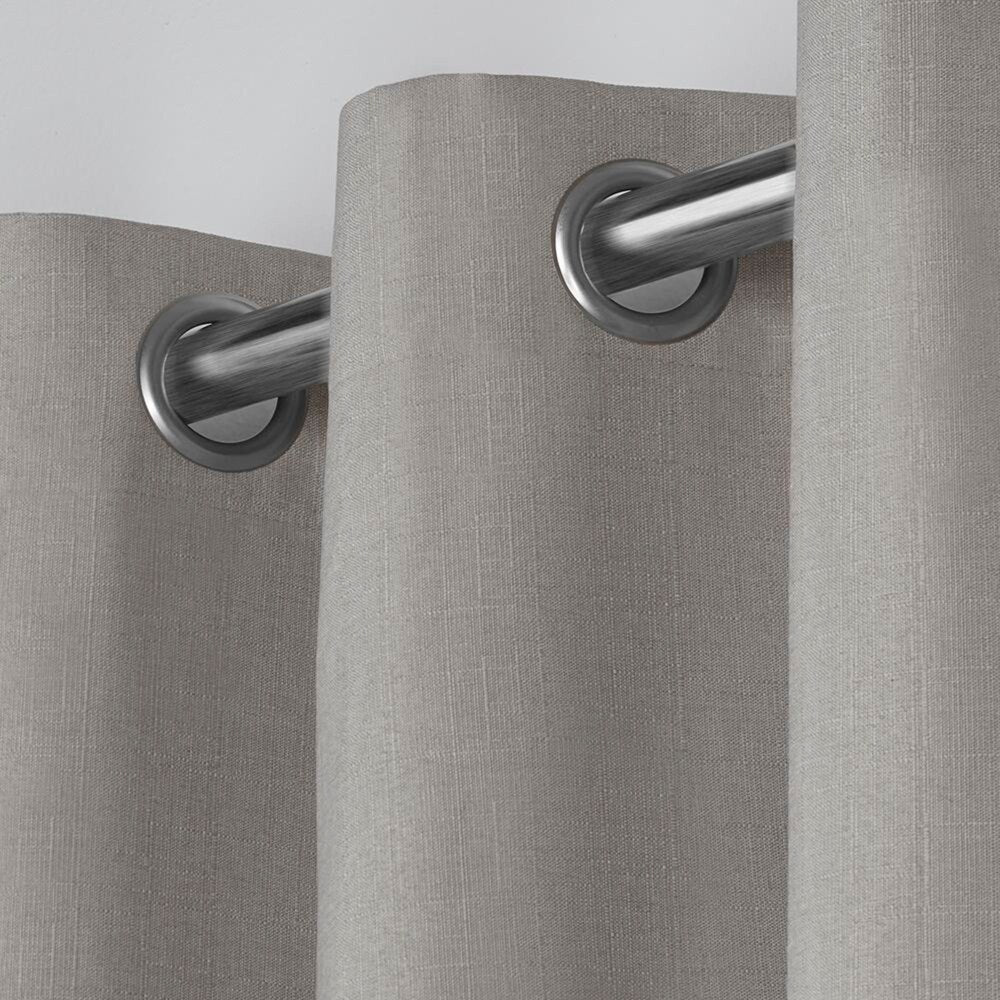 Strick & Bolton LeWitt Thermal Textured Linen Curtain Panel Pair
