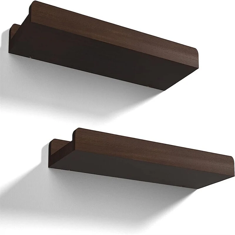 Floating Shelves Wall Mounted Set of 2 17 Inch - 17.2