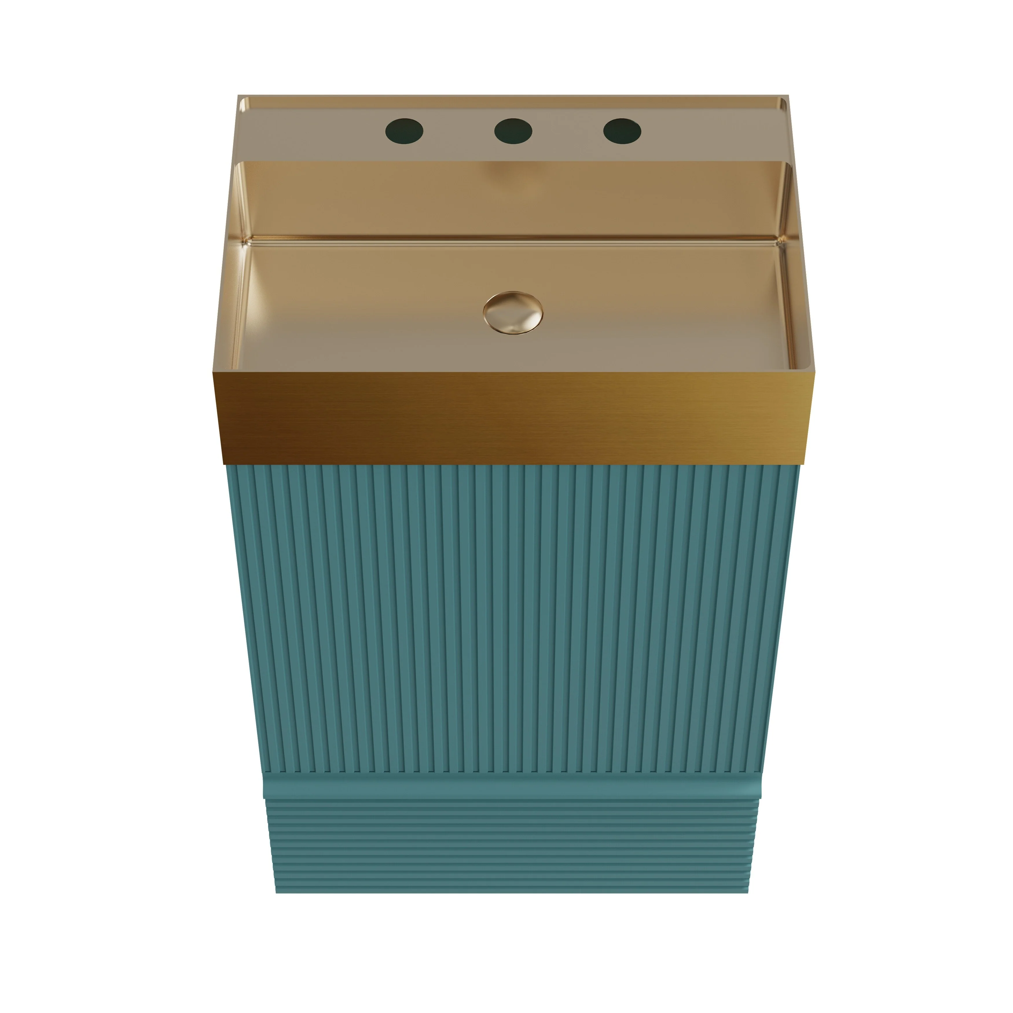 CITTANEO Gada Pro 20'' Modern Freestanding Bathroom Vanity with Sink and Integral Basin