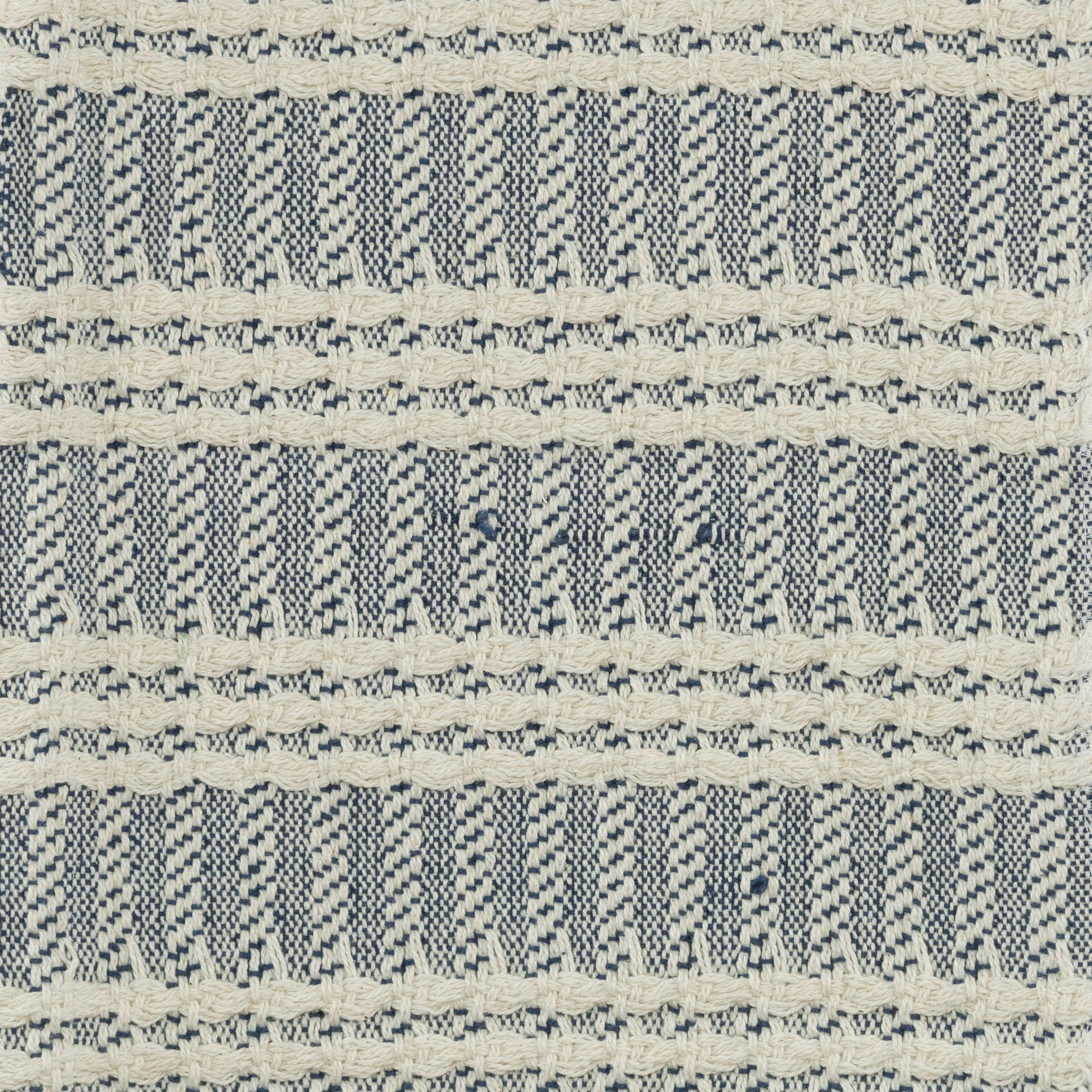 Rizzy Home Hand-made Modern Striped Throw Blanket