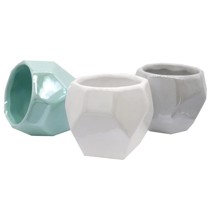 Admired By Nature Planters Pots, Modern Ceramic for Home Décor