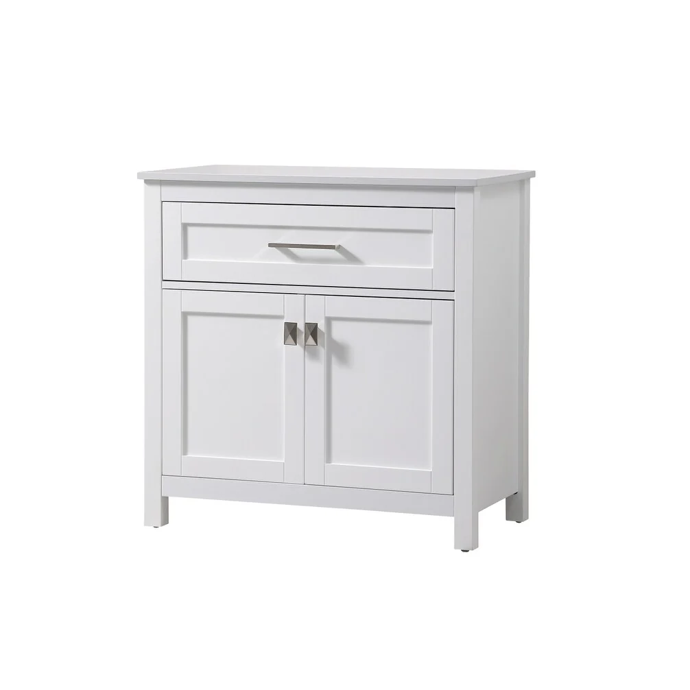Indigo Home 30 Inch Bathroom Storage Freestanding Cabinet - 30 x 16