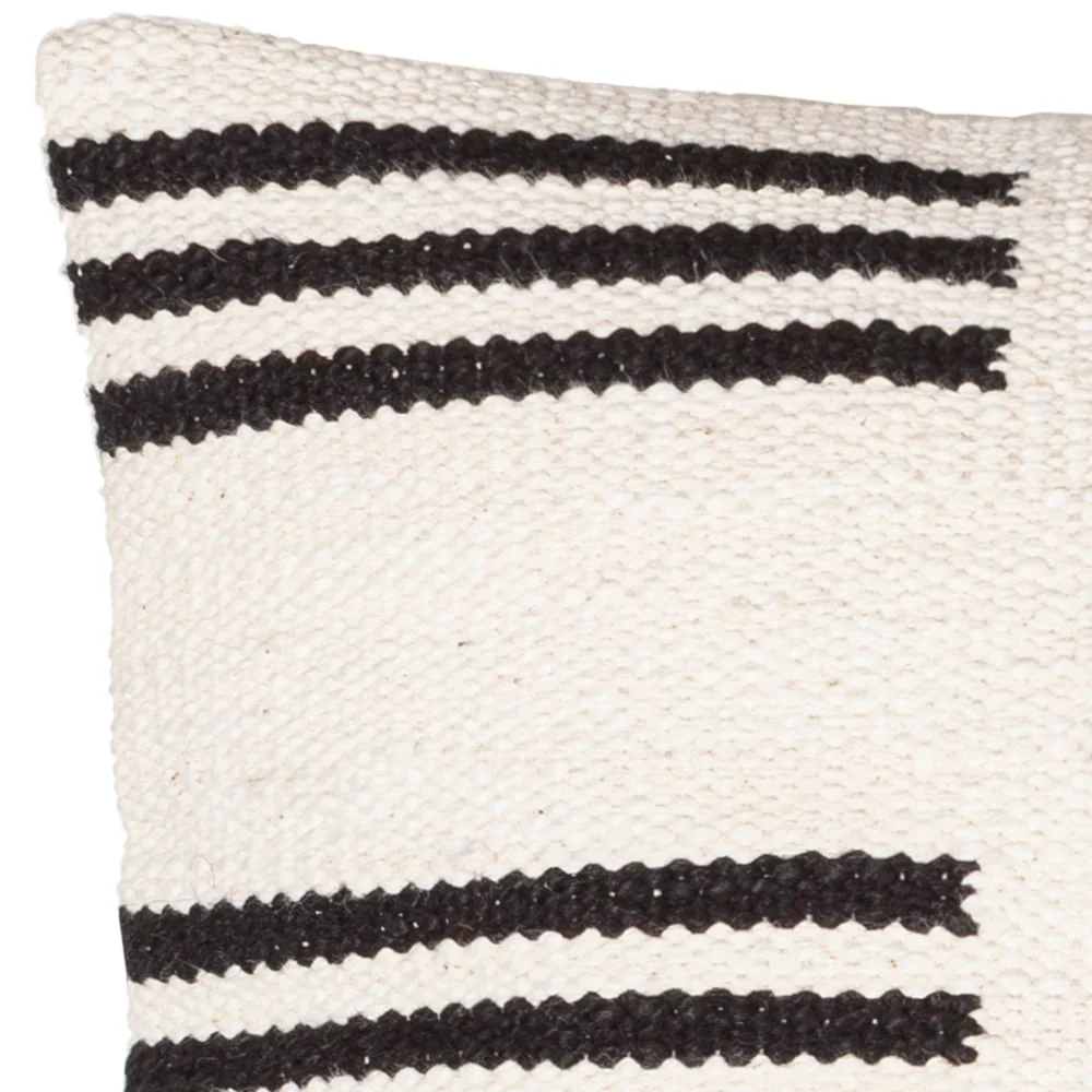 Stojko Modern Broken Stripe Throw Pillow