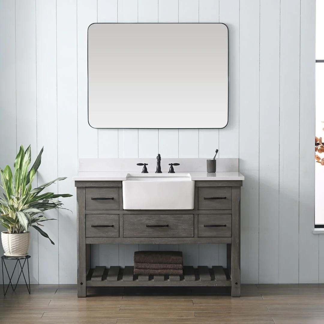 Sudio Design Bathroom Vanity Wesley Weathered Collection.
