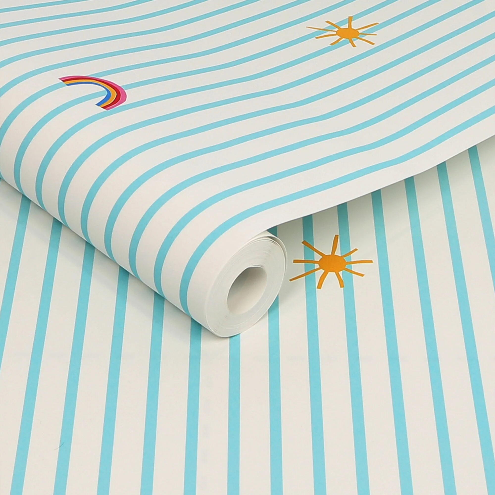 Joules Whatever the Weather Icons Haze Blue Wallpaper