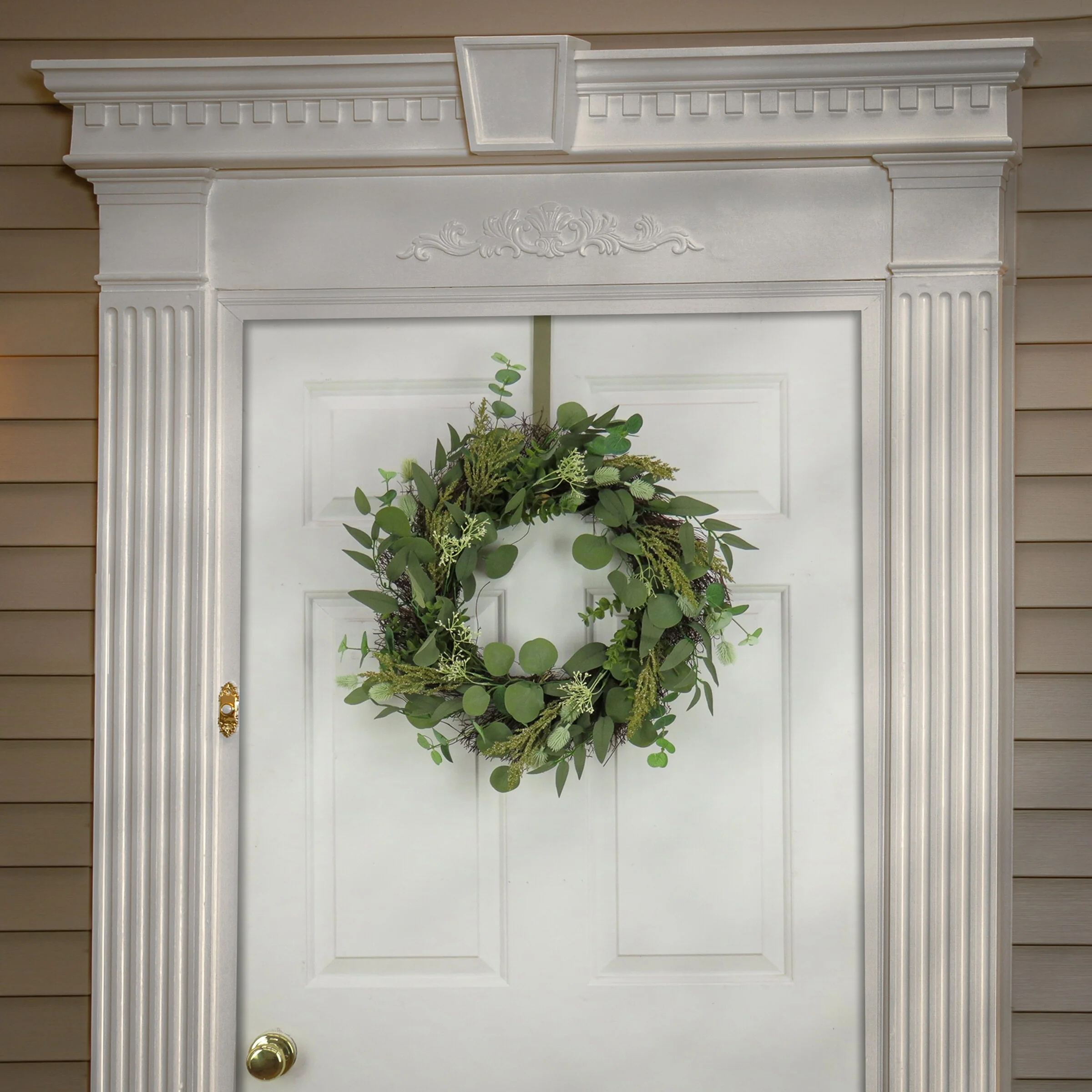National Tree Company 22 inch Artificial Spring Wreath, Realistic Decoration for Front Door or Indoor Décor
