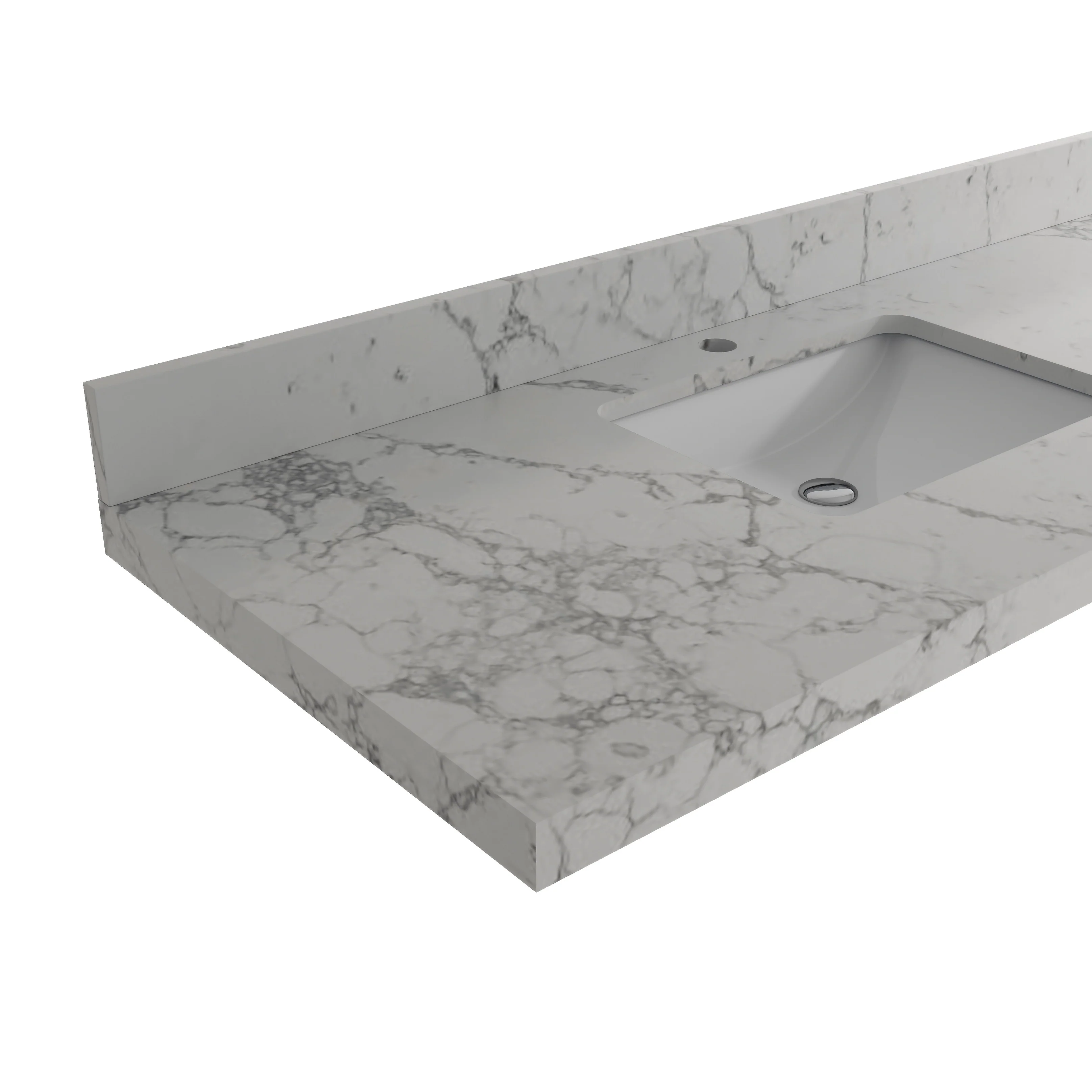 Willow Collections 60 in. W x 22 in. D Aberdeen Double Sink Bathroom Vanity with Countertop