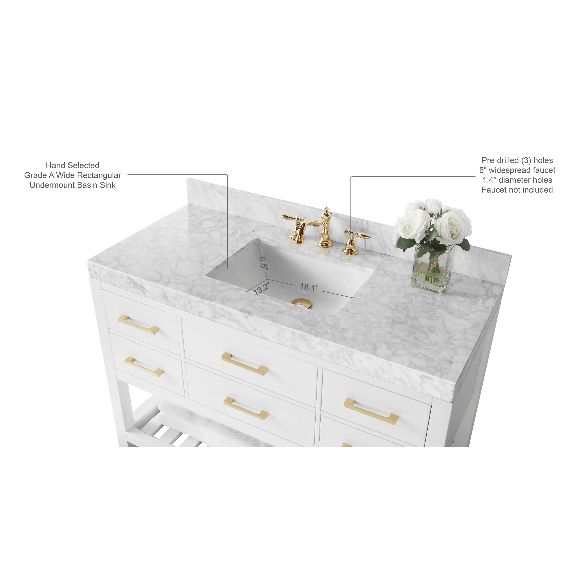 Ancerre Designs Elizabeth Bathroom Vanity Set