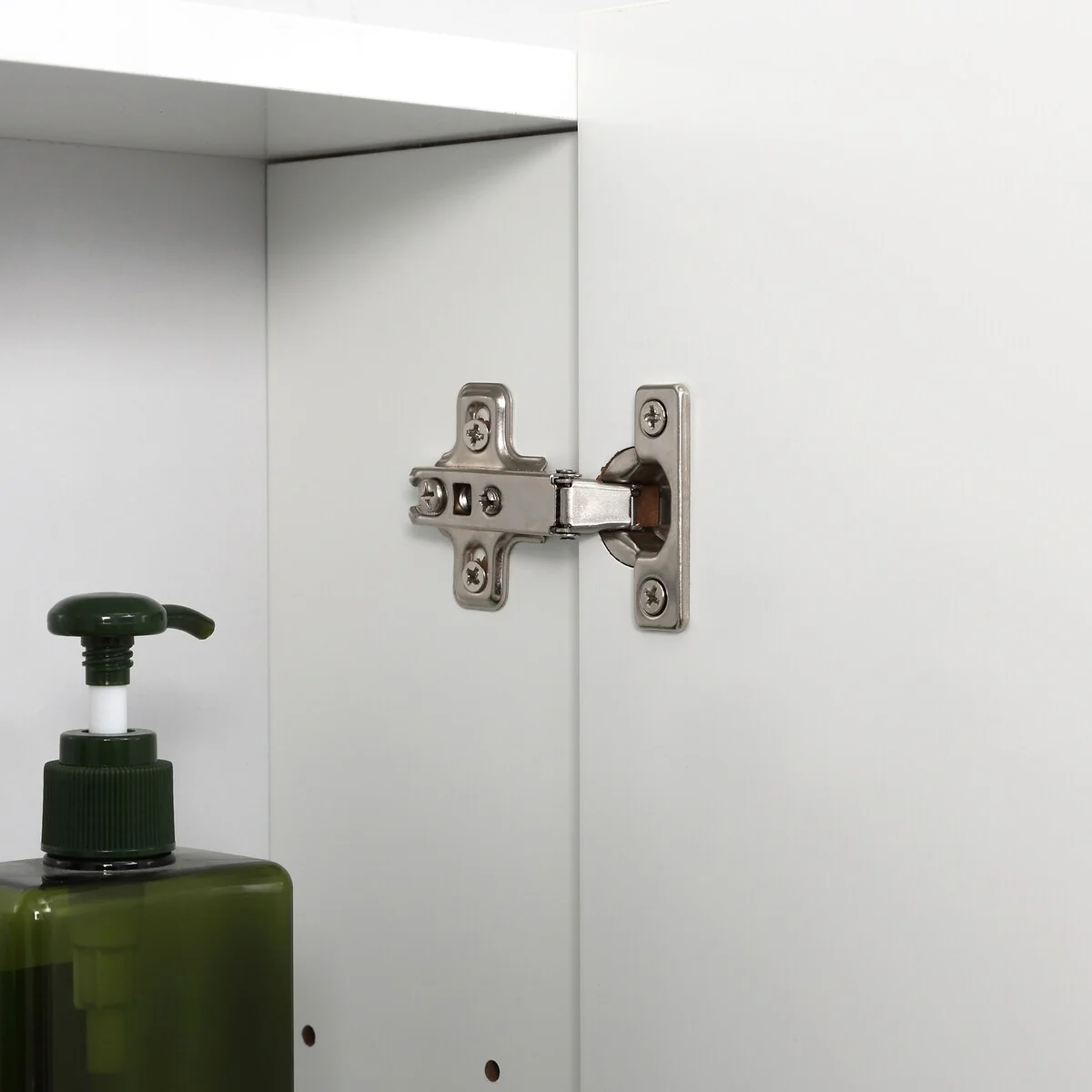 kleankin White Bathroom Medicine Cabinet with Mirror, Wall Mounted Bathroom Mirror Cabinet with 3 Doors, Adjustable Shelves