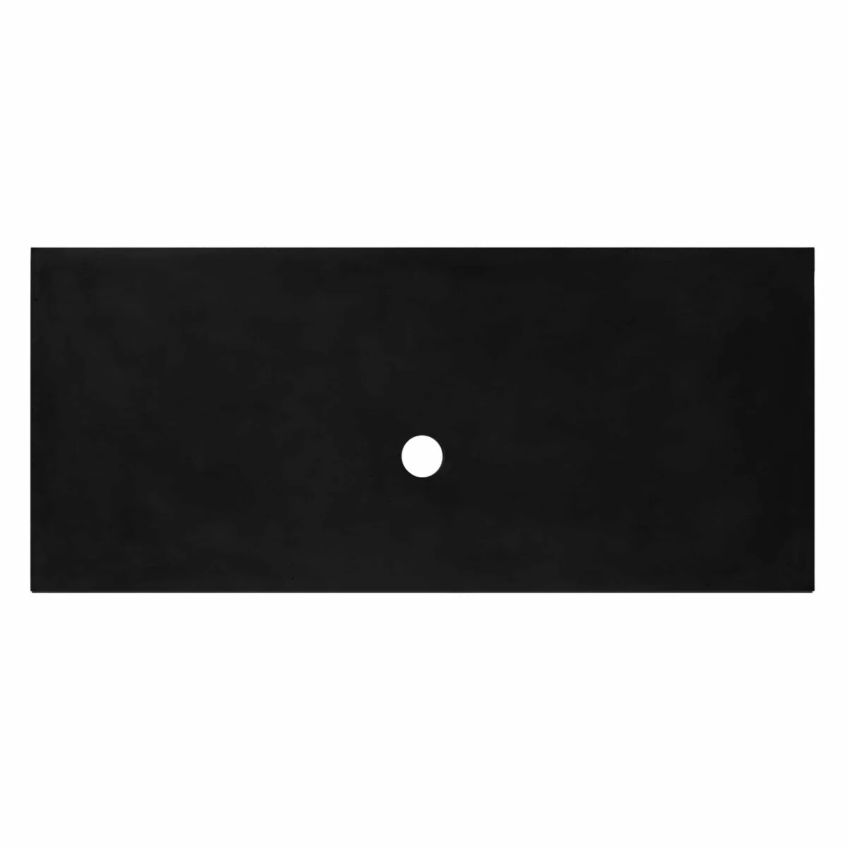 NativeStone Concrete Vanity Top - Vessel Sink Cutout with No Faucet Hole (Top Only)