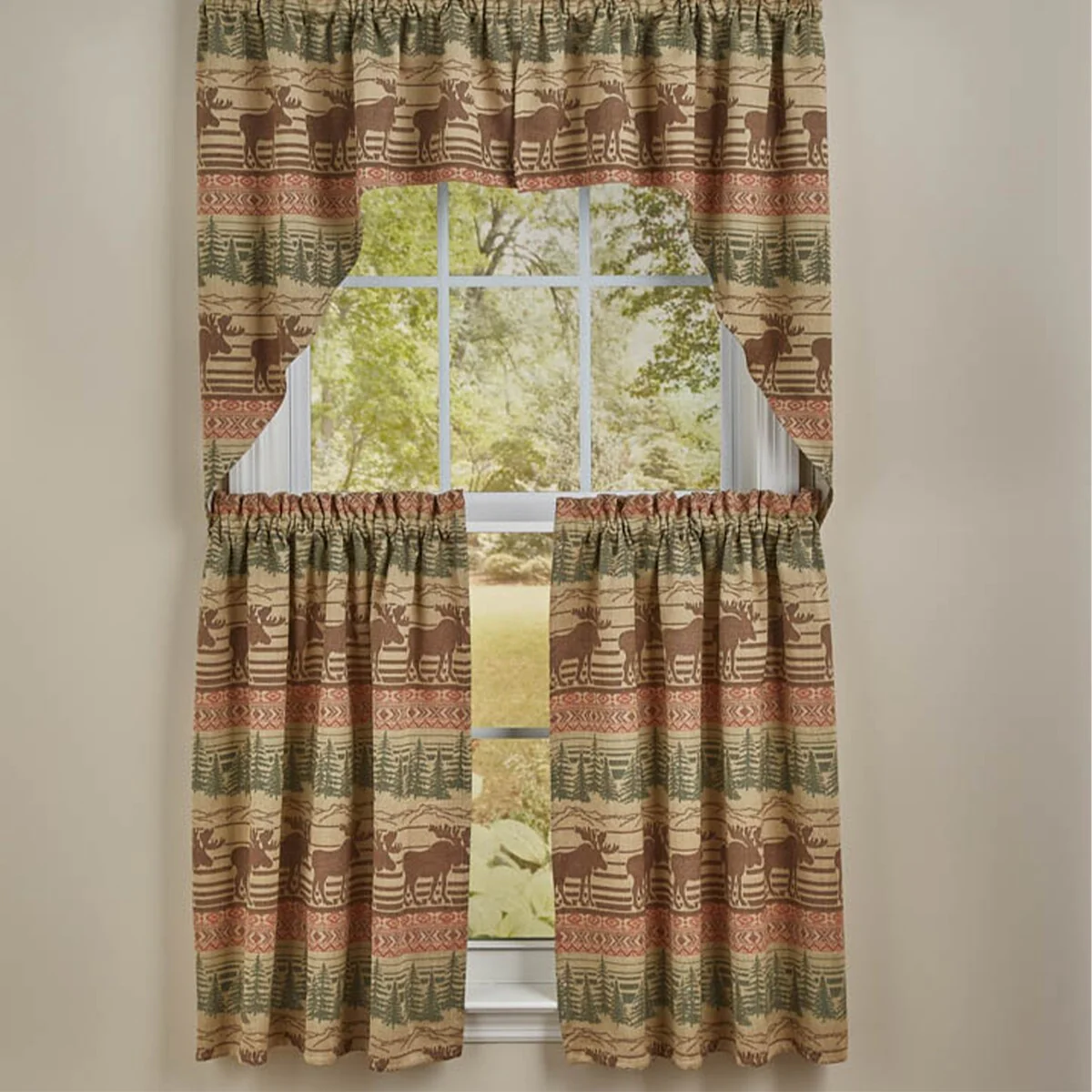 Park Designs Moose Jacquard Tiers 72