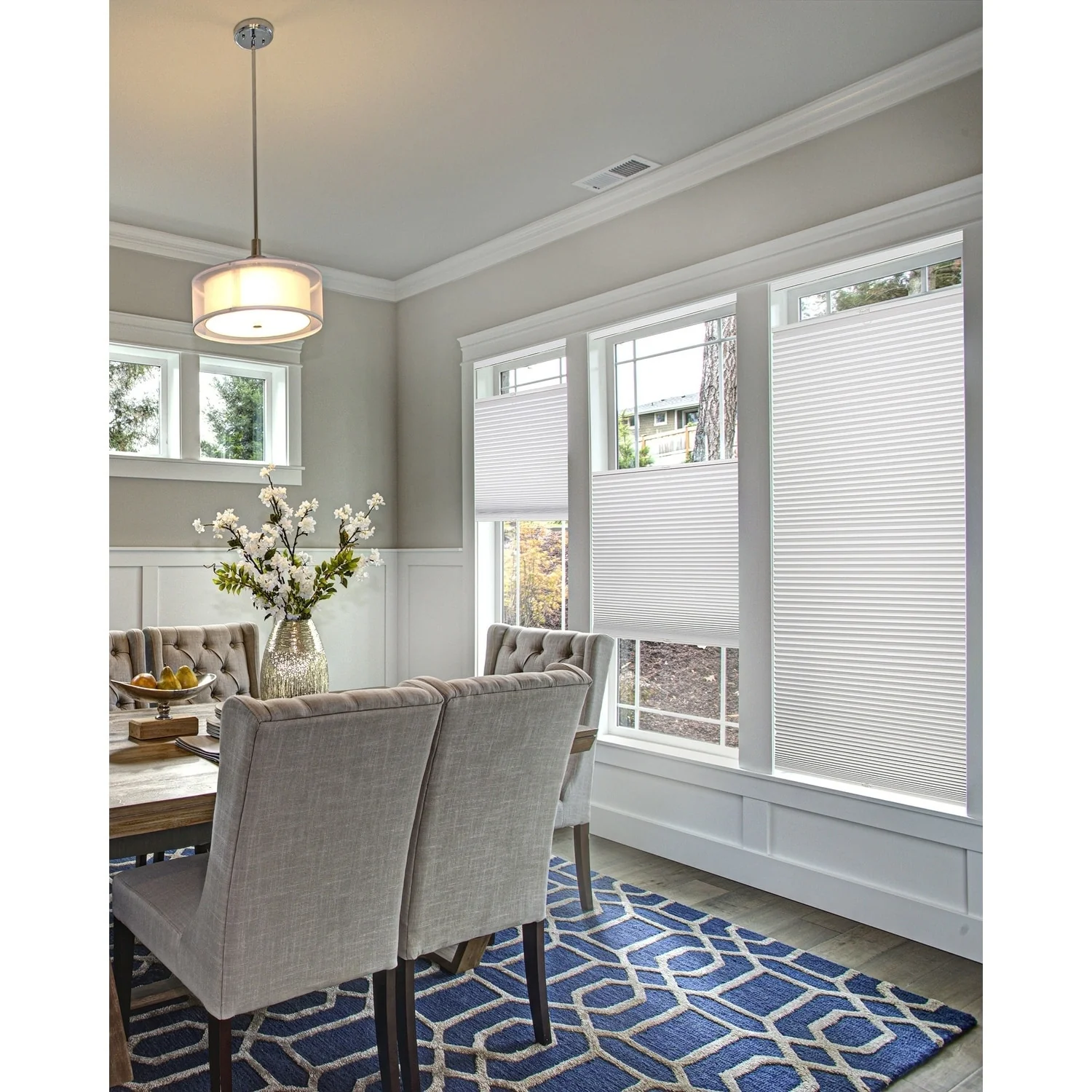 Chicology Top Down Bottom Up Cordless Cellular Shades, Blackout