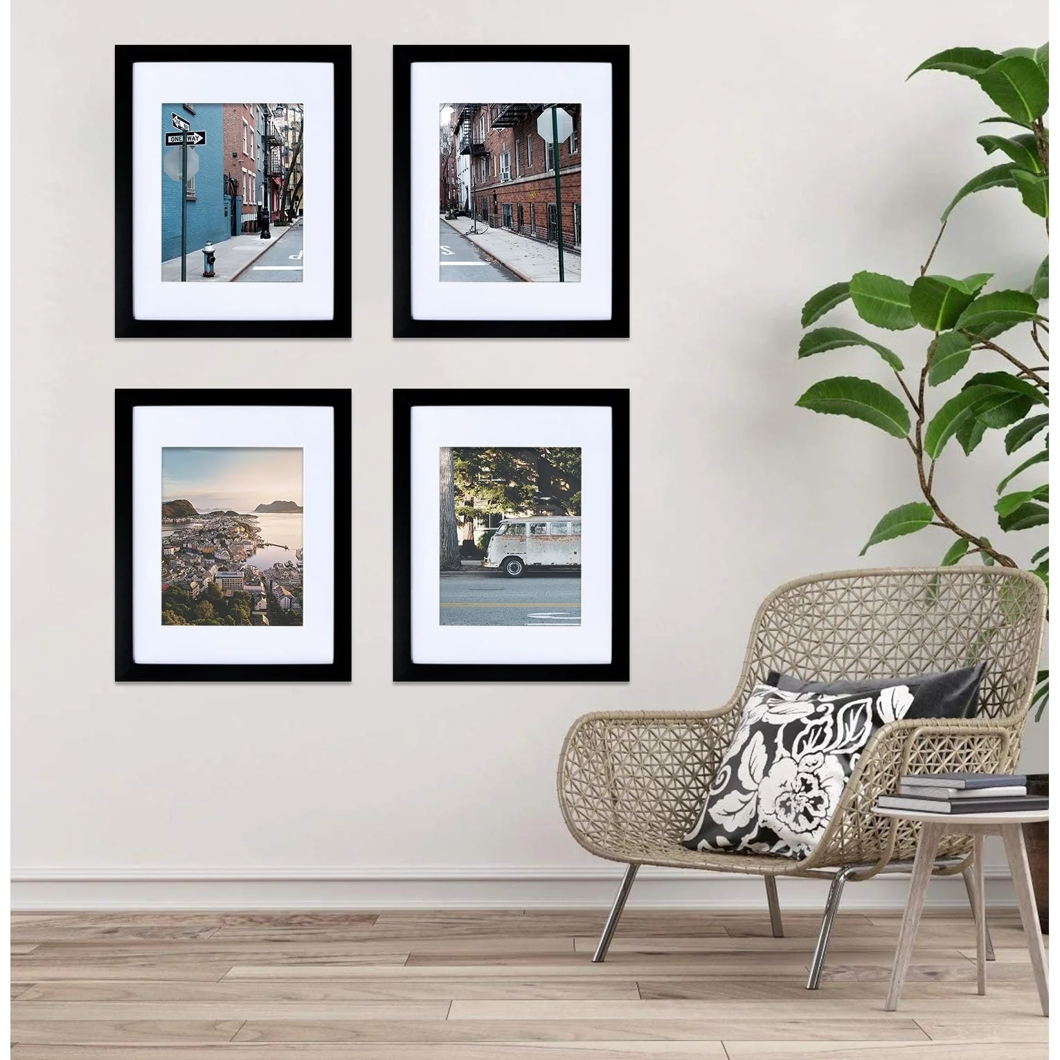 11x14 Inch Wood Picture Frame - Set of 4 (Set of 4)