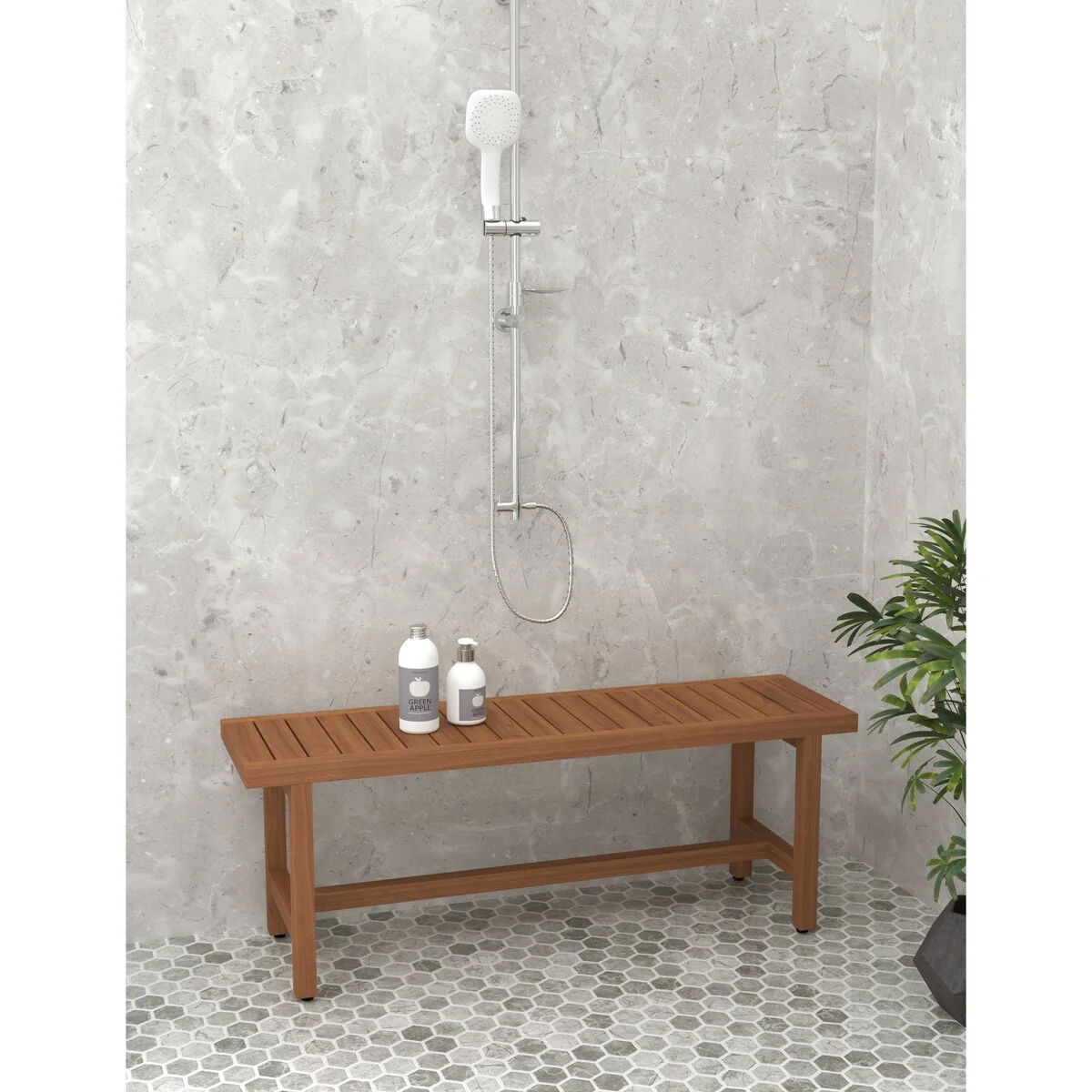 The Original Spa Teak Shower Bench