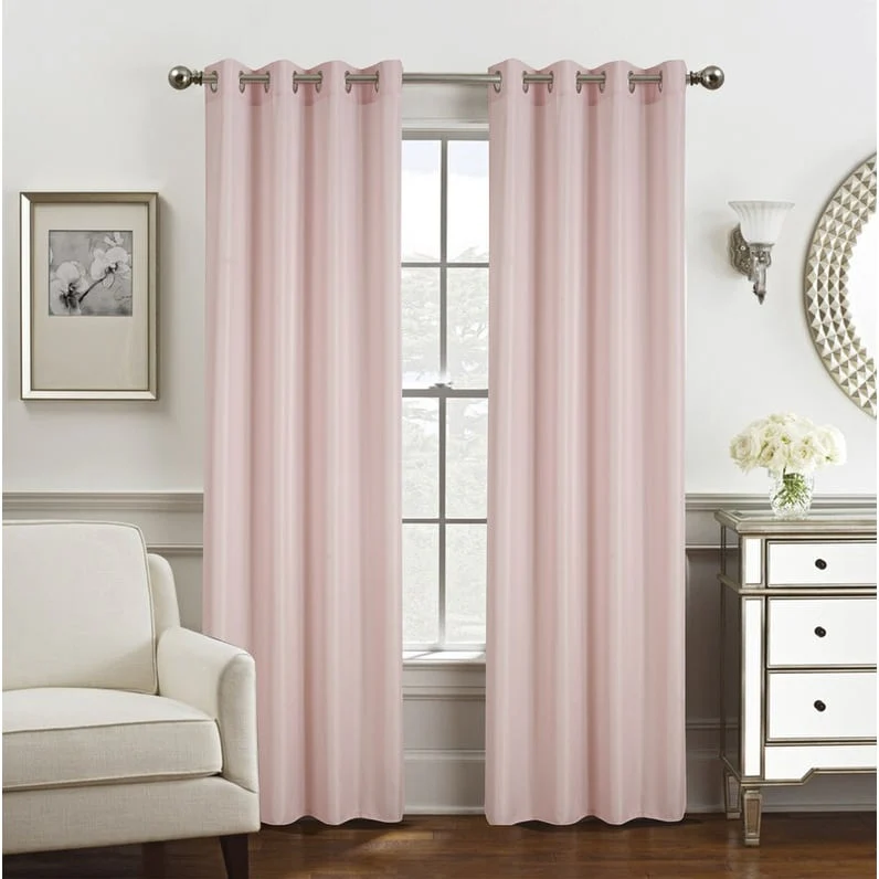 Gilbert Solid Single Grommet Curtain Panel 84