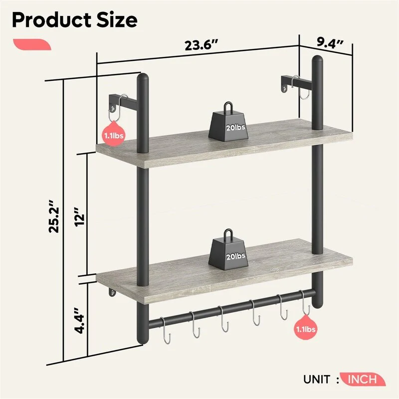 Floating Shelves Kitchen Shelves Wall
