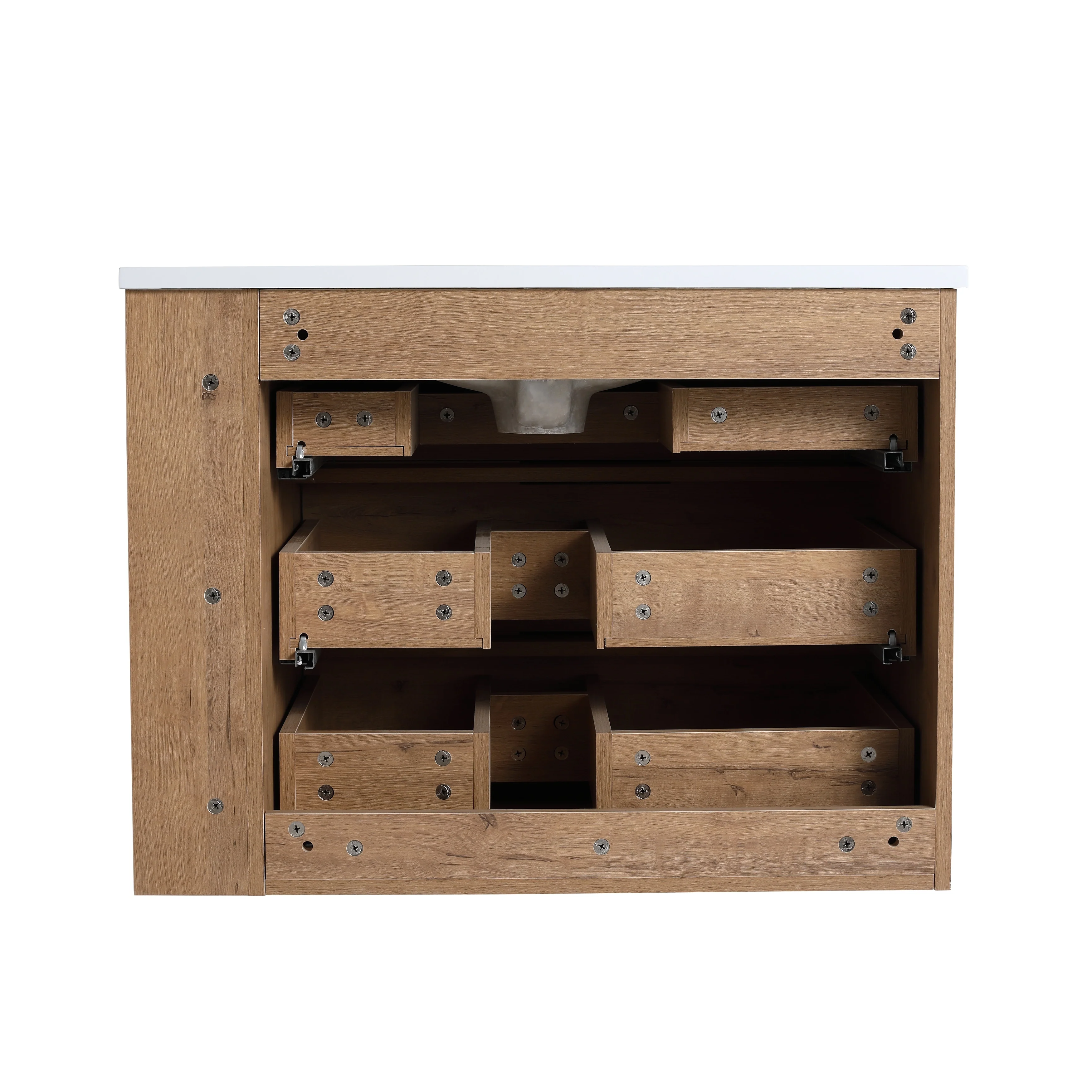 Beingnext 30''/36'' Single Sink Floating Bathroom Vanity with Soft Close Drawer and Adjustable Shelf