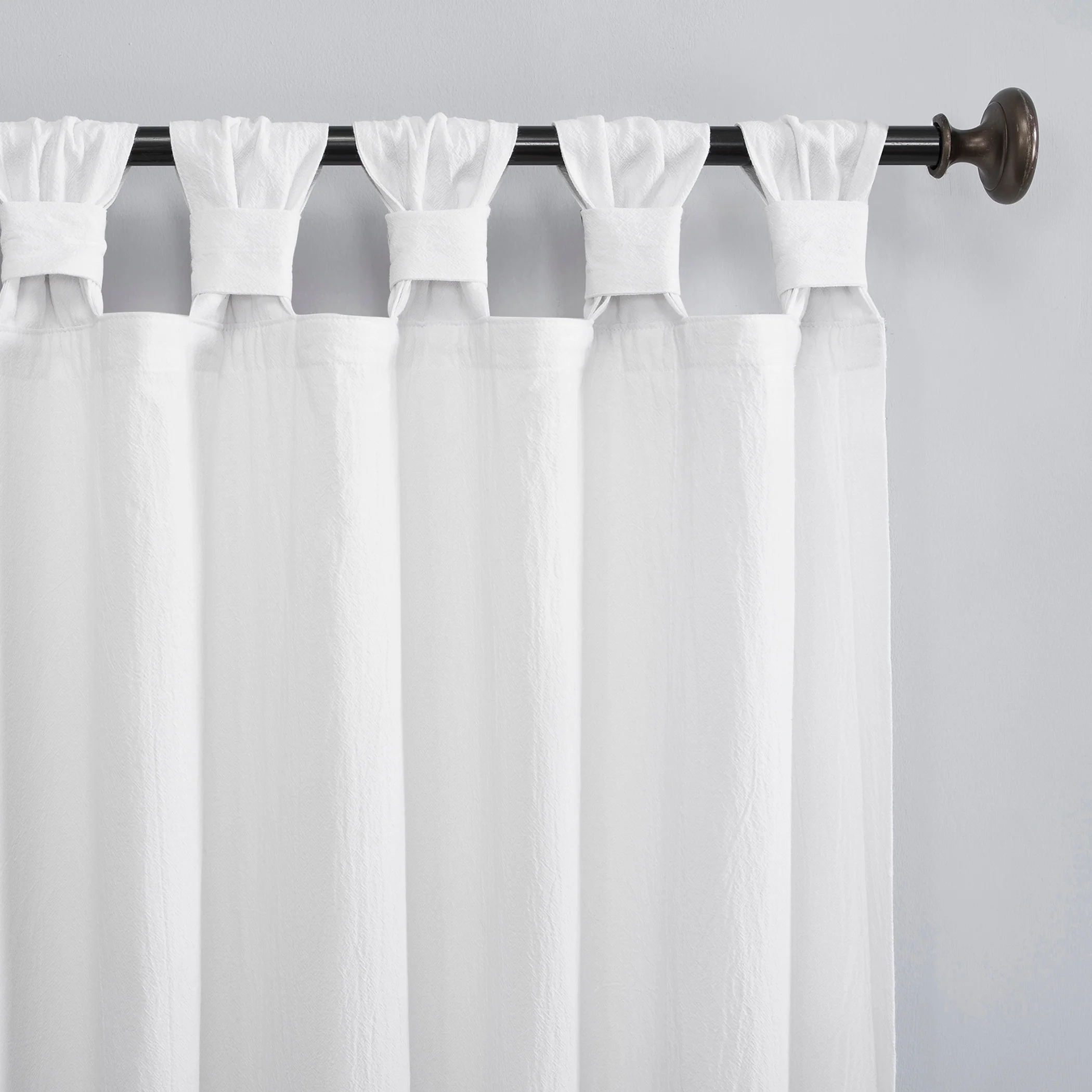 Archaeo Washed Cotton Twist Tab Curtain, Single Panel