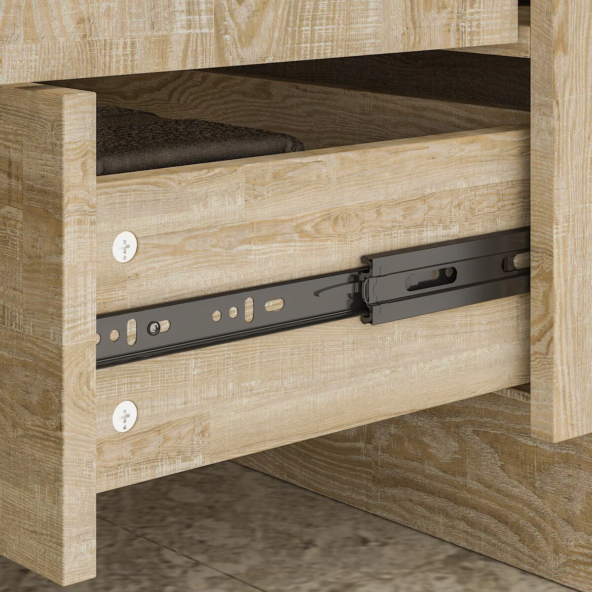 Bathroom Vanity with Ceramic Basin and Modern Medicine Cabinet Combo
