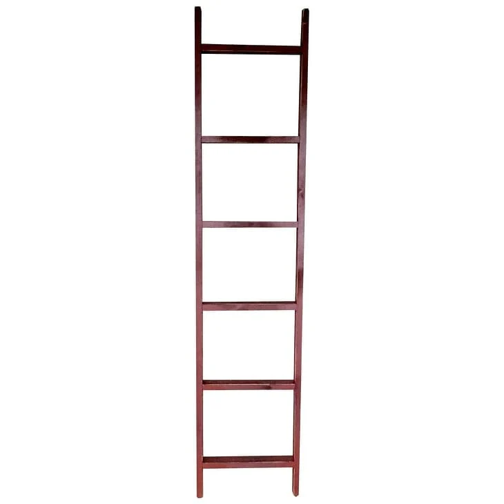 Country-Style 6' Decorative Straight Ladder