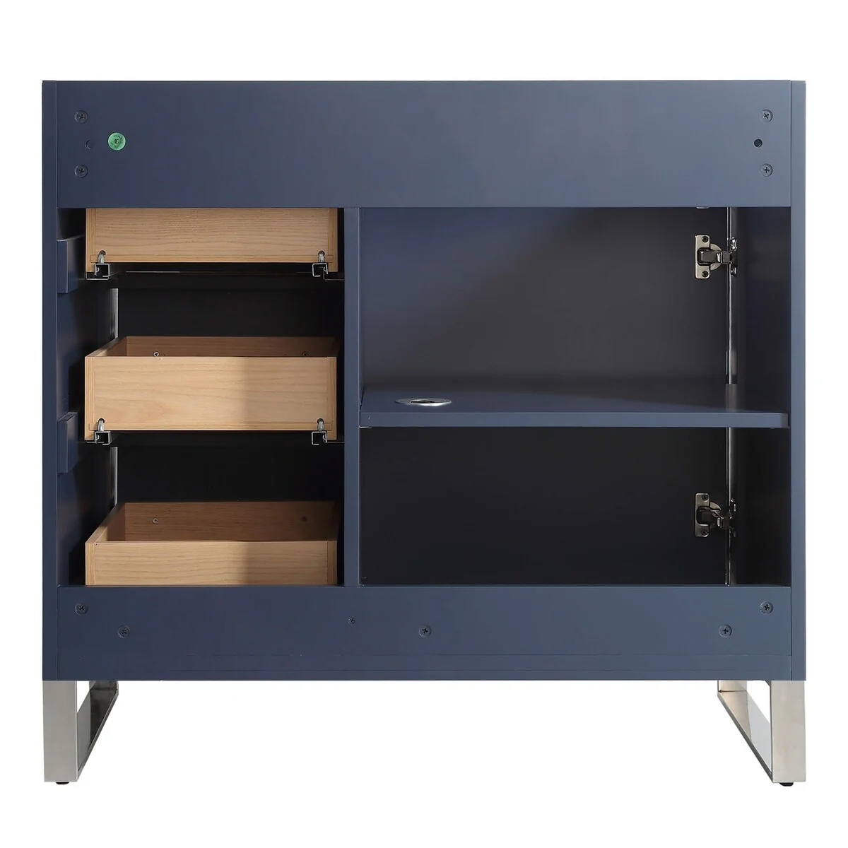 Fine Fixtures Opulence Collection Bathroom Vanity with White Ceramic Sink