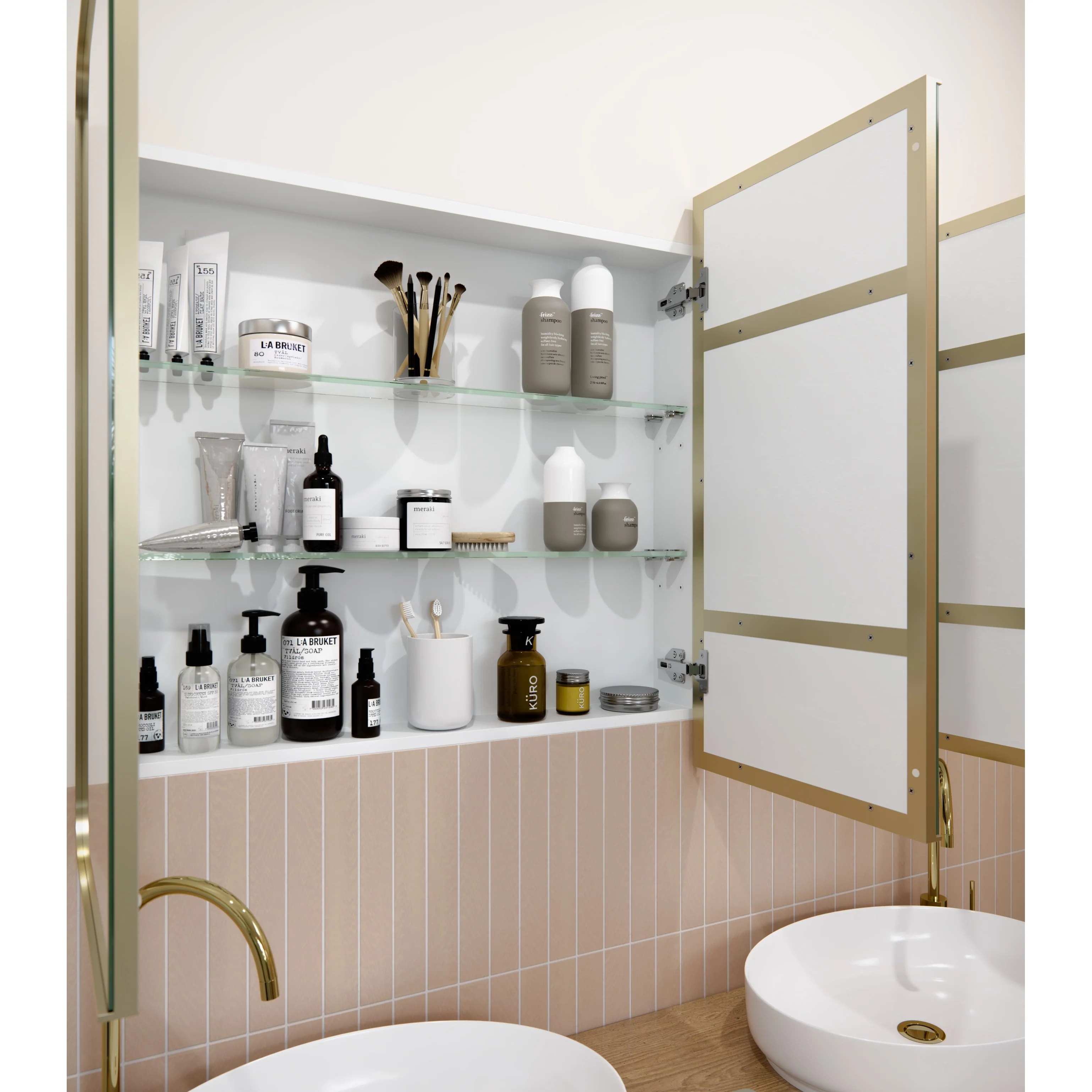 Stainless Steel Square Medicine Cabinet