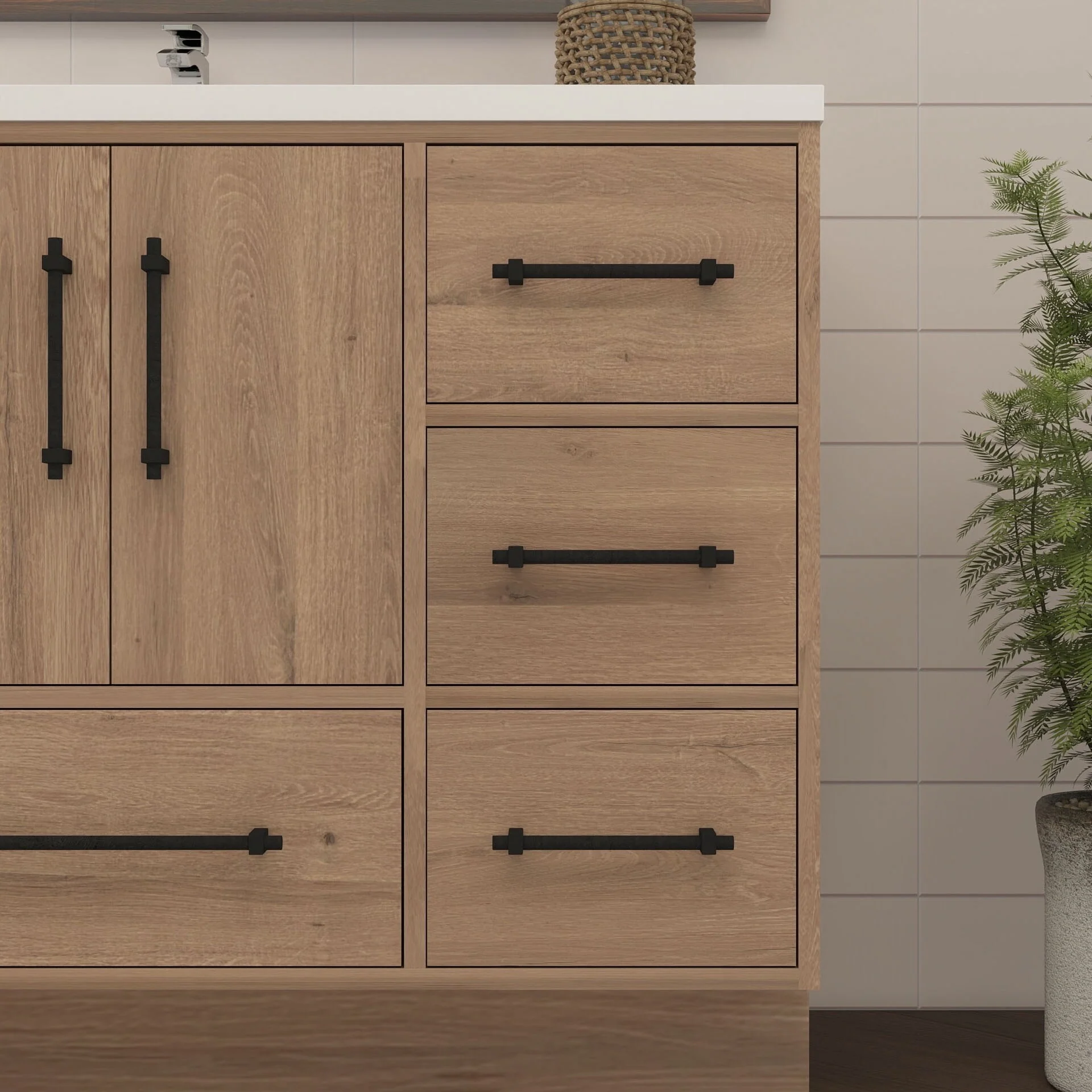 Victoria 48'' Freestanding Vanity with Reinforced Acrylic Sink - 47.5