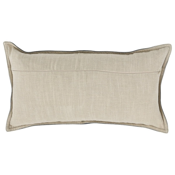 Cheyenne 100% Leather Throw Pillow By Kosas Home