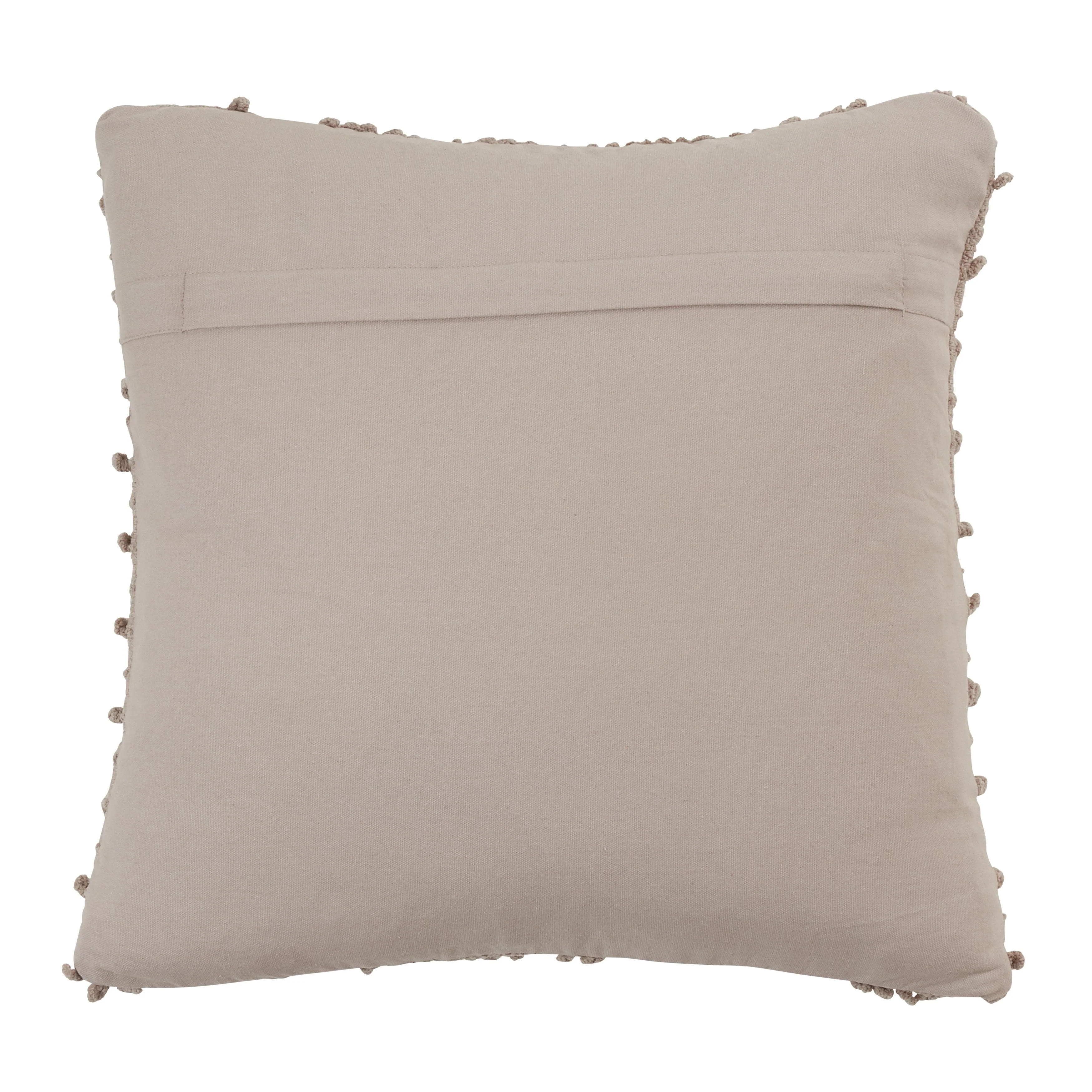Nubby Design Down Filled Throw Pillow
