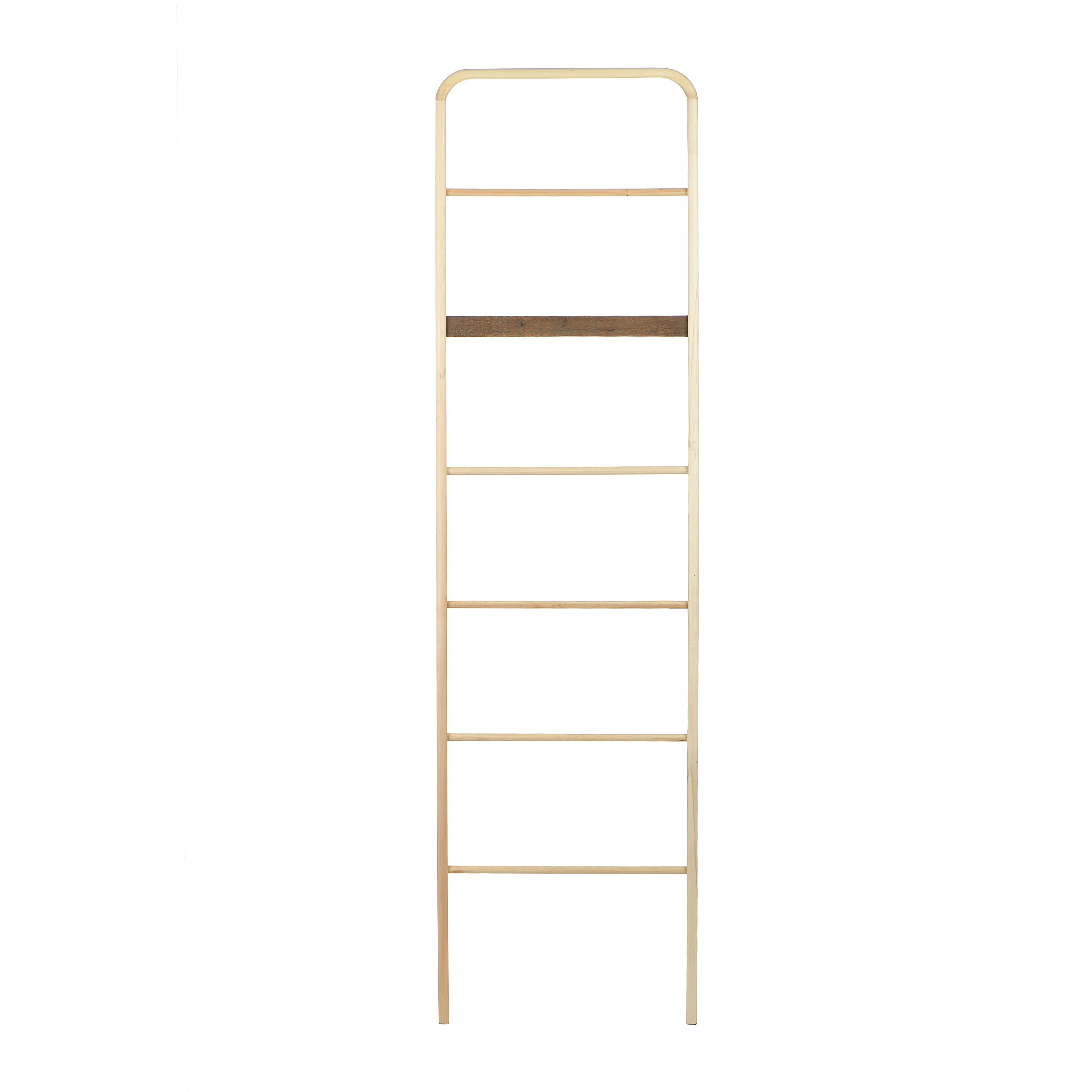 Wood Ladder Towel Rack