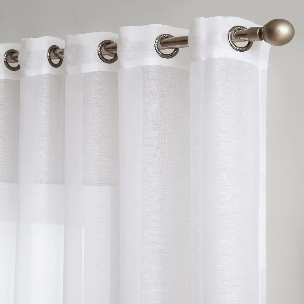 WARM HOME DESIGNS Wide Sheer Extra Large Curtains. Come with 2 Tie-Backs