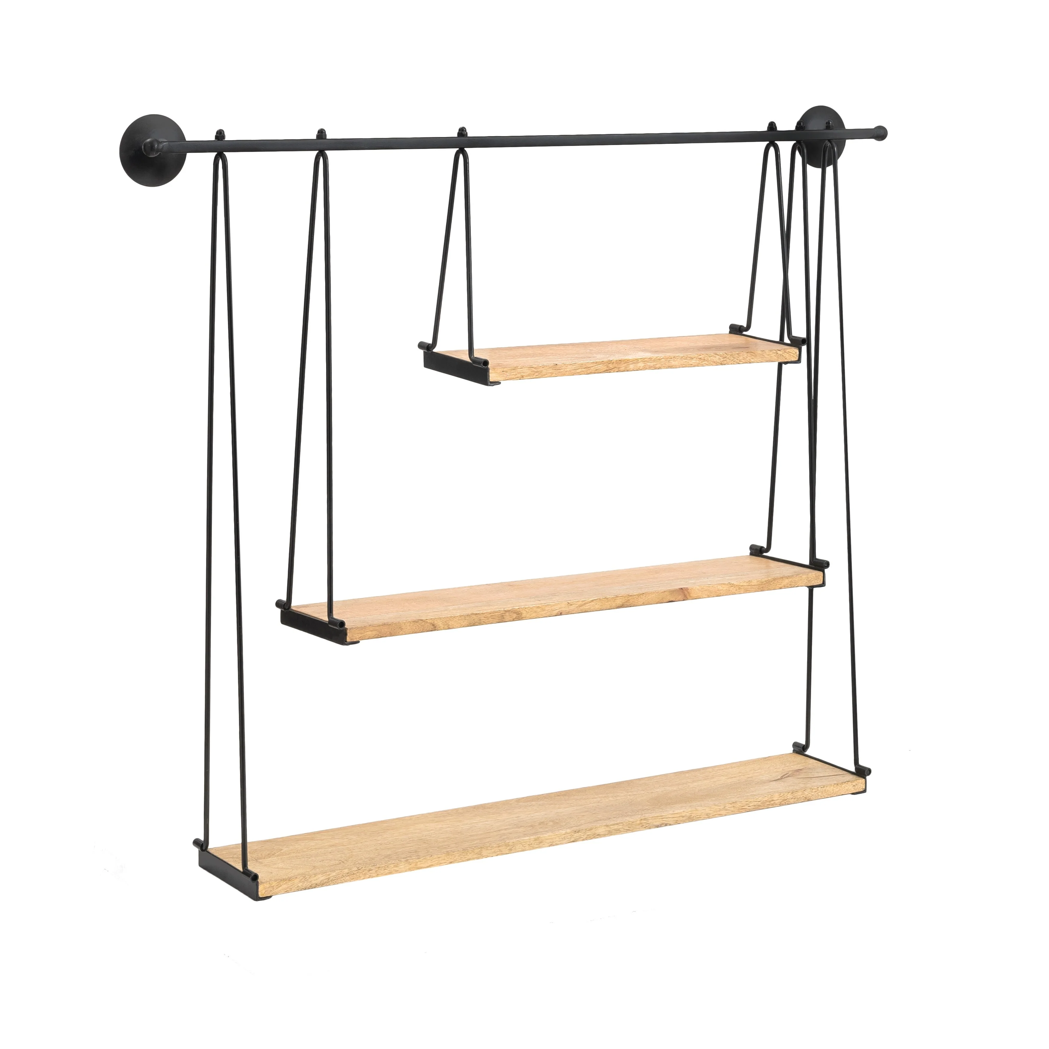MH London Luna Three Tier Suspended Wall Shelf